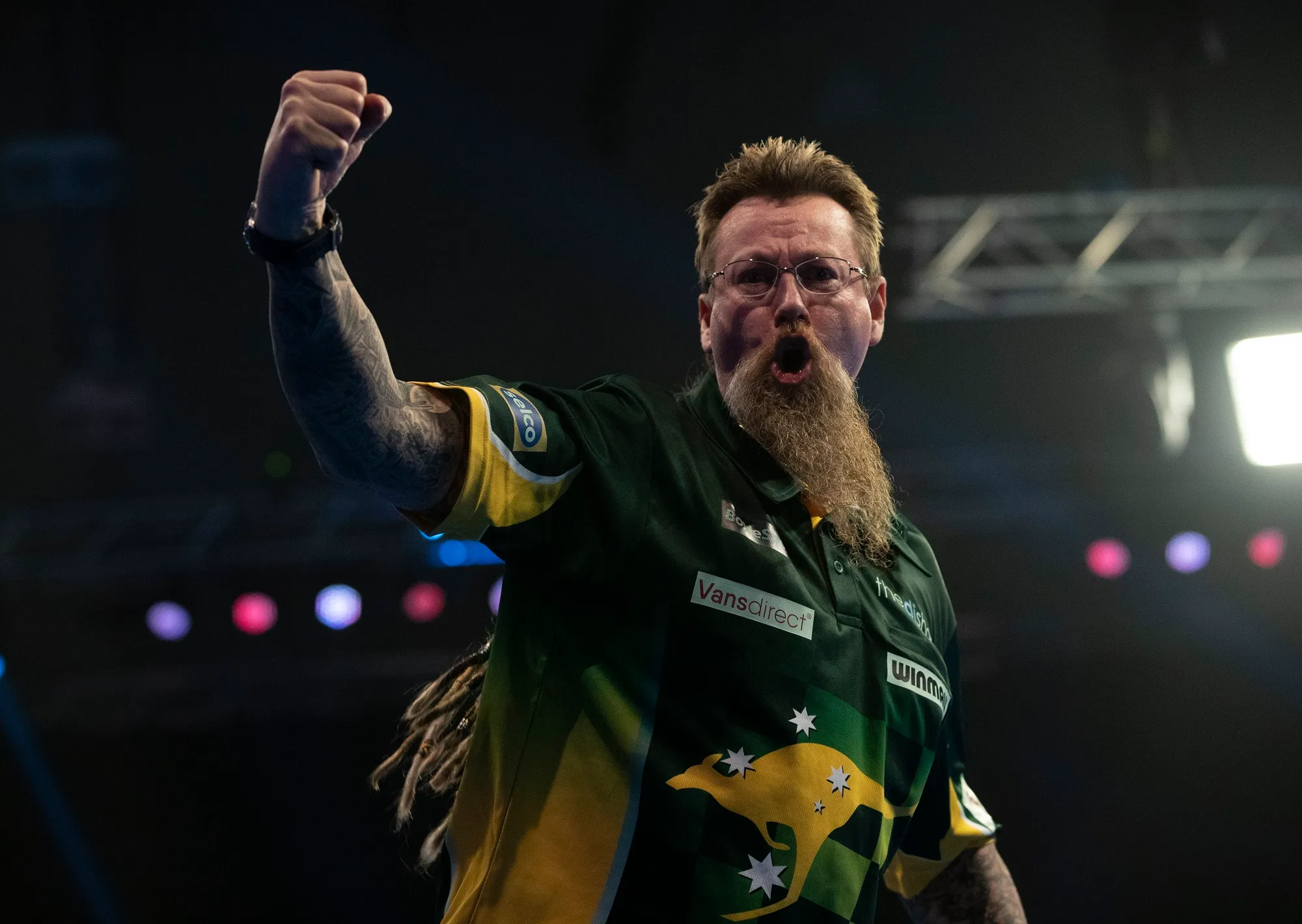 Whitlock breaks 180 record at Grand Slam during Van Gerwen win