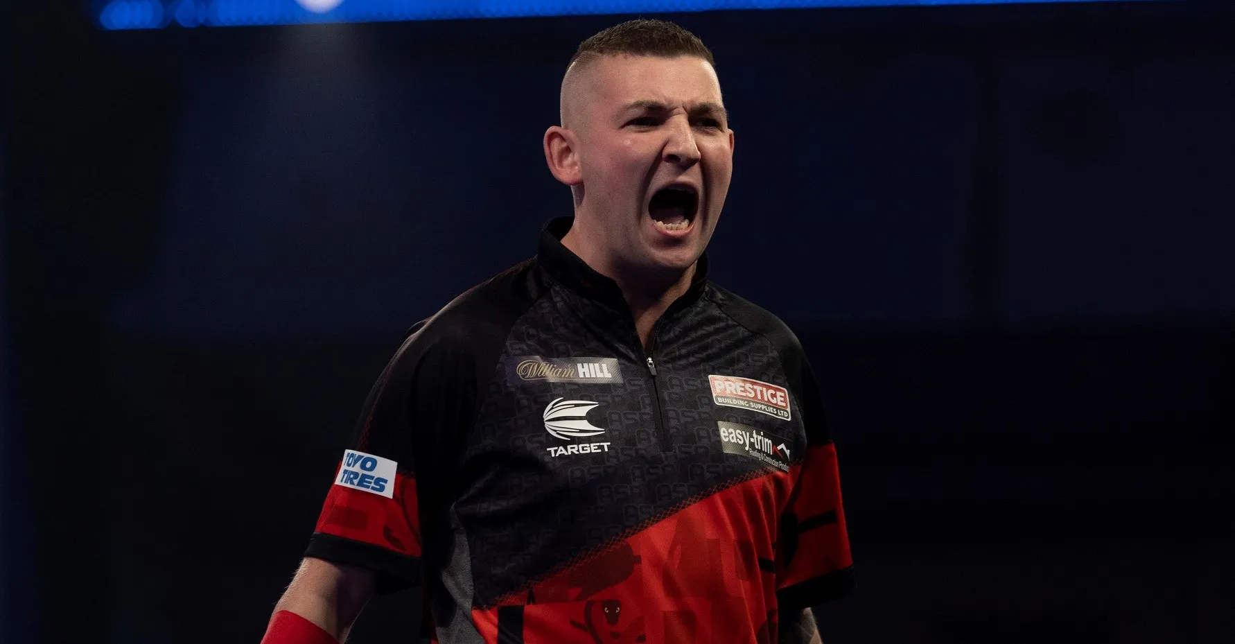 Aspinall throws first darts of 2022 as injury recovery continues