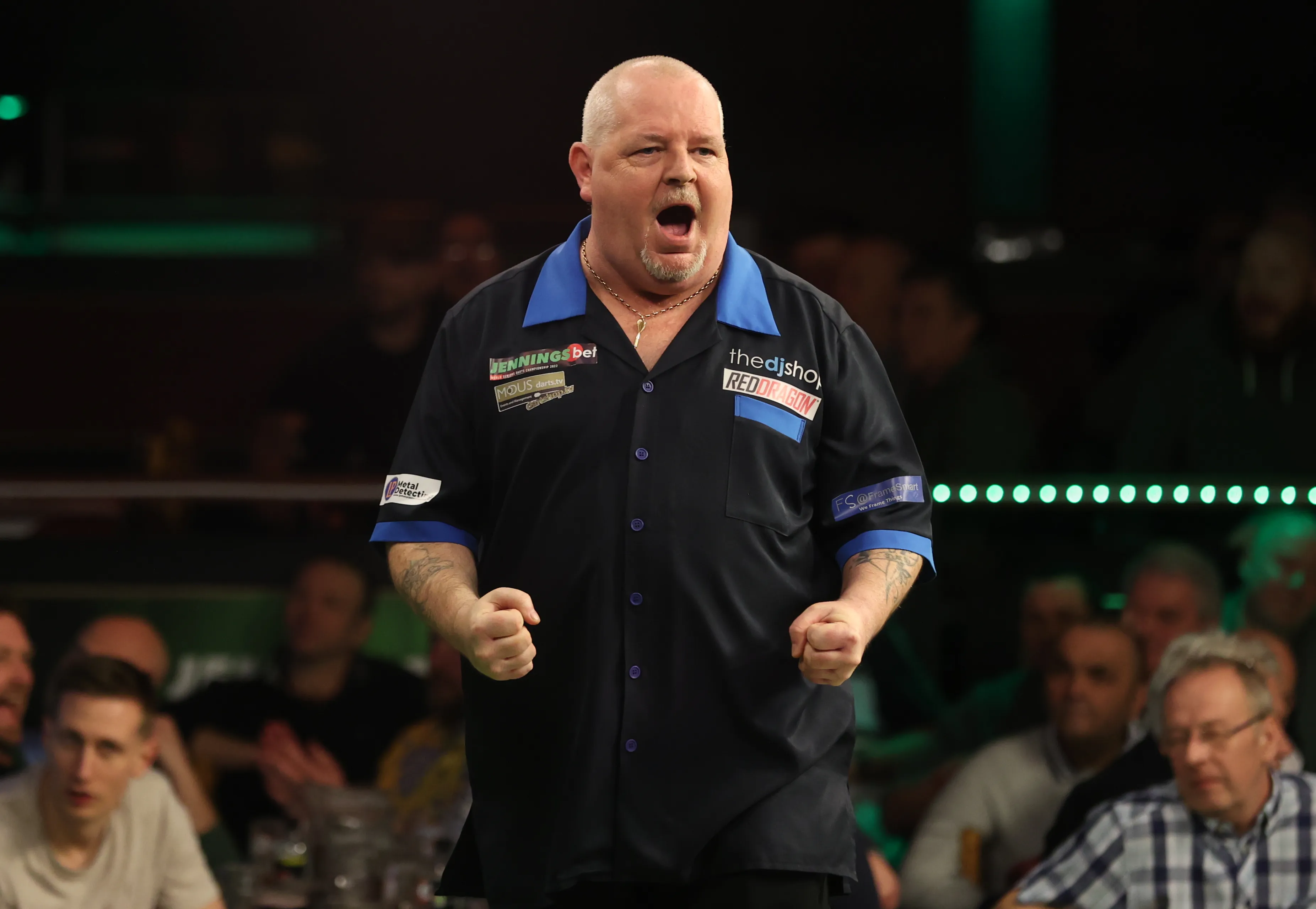 Robert Thornton wins inaugural World Seniors Darts Championship after superb victory against Martin Adams