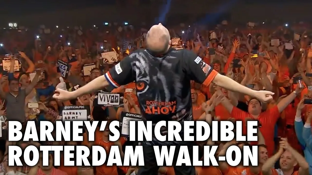 THROWBACK VIDEO: Relive Raymond van Barneveld's incredible Rotterdam Premier League Darts walk-on