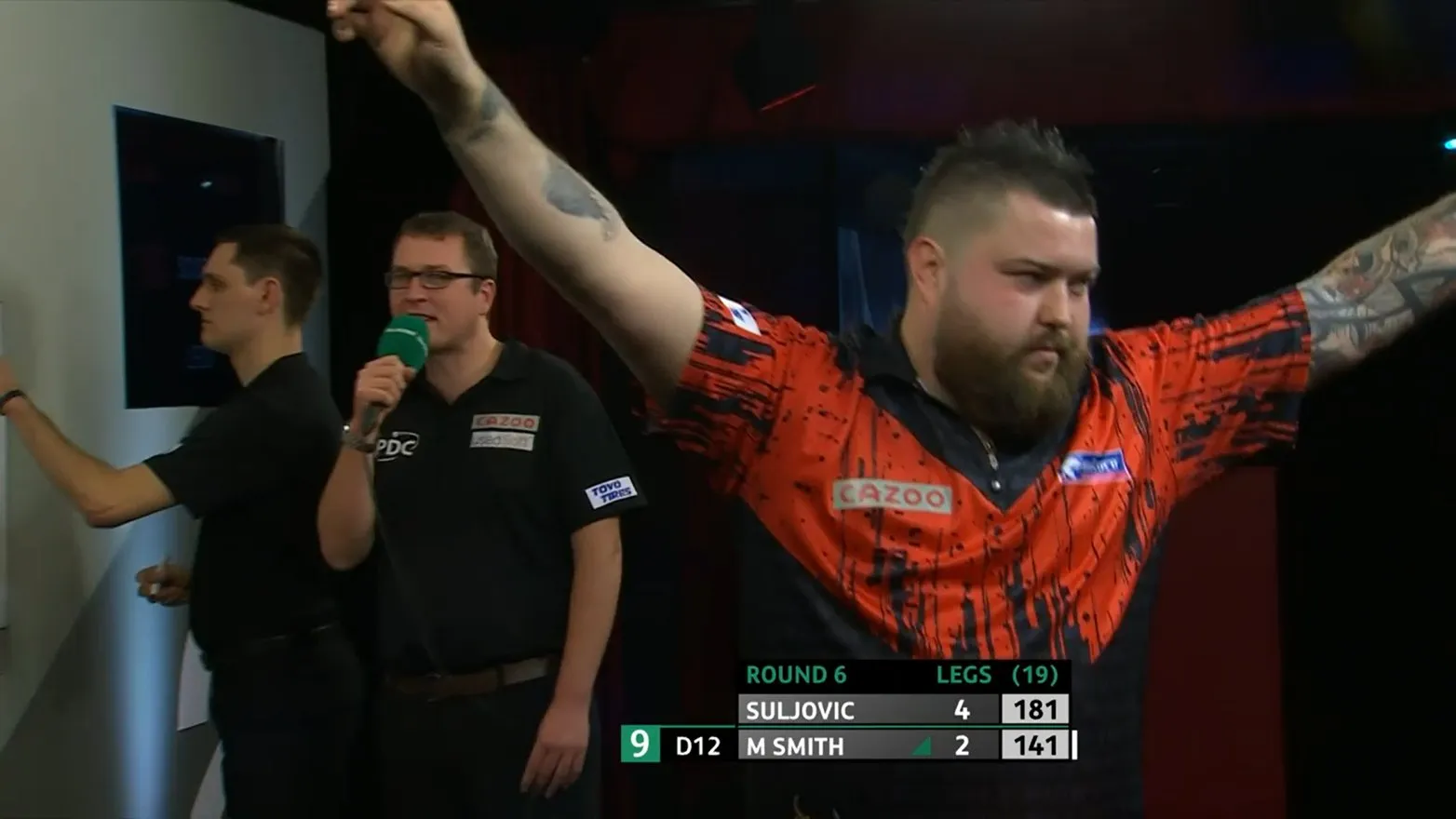 VIDEO: Smith strikes perfection with nine-dart finish on Stage Two at UK Open 20 minutes after Wade on Main Stage