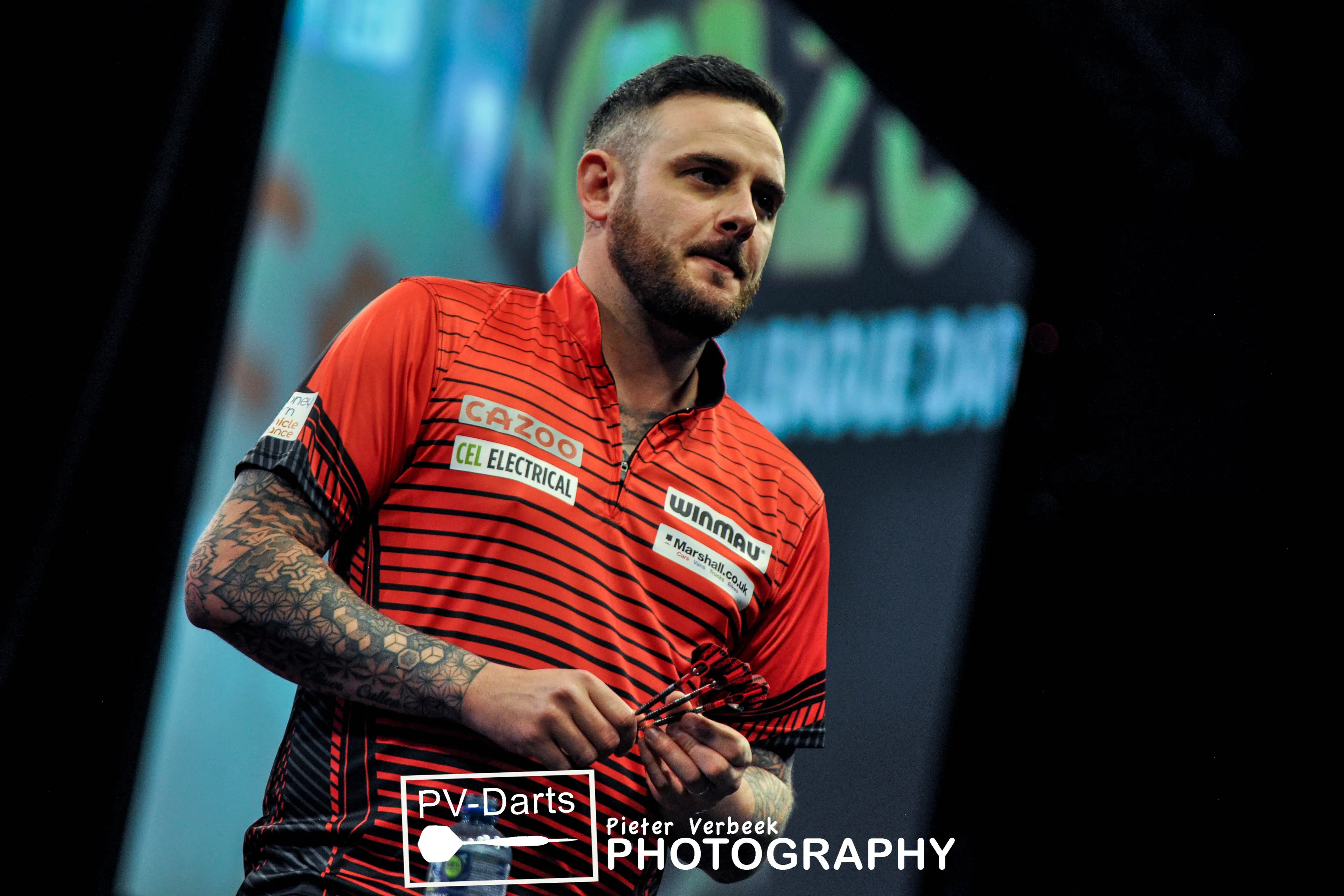 Schedule Night 16 Premier League Darts Newcastle including play-off decider between Cullen and Wright