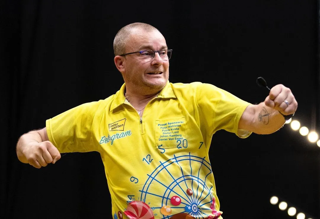 Johan Engstrom wins qualifying tournament for European Darts Grand Prix