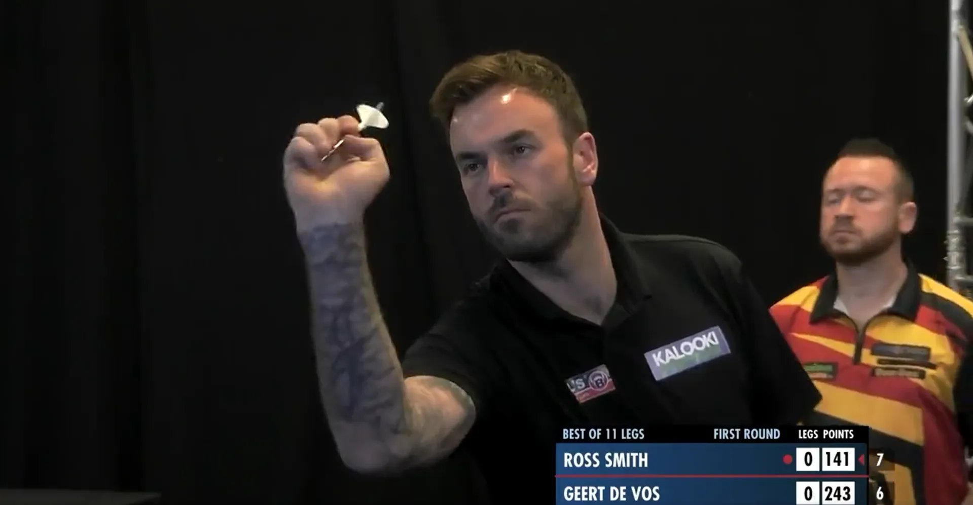 VIDEO: Smith hits second nine-dart finish of the day at Players Championship 14