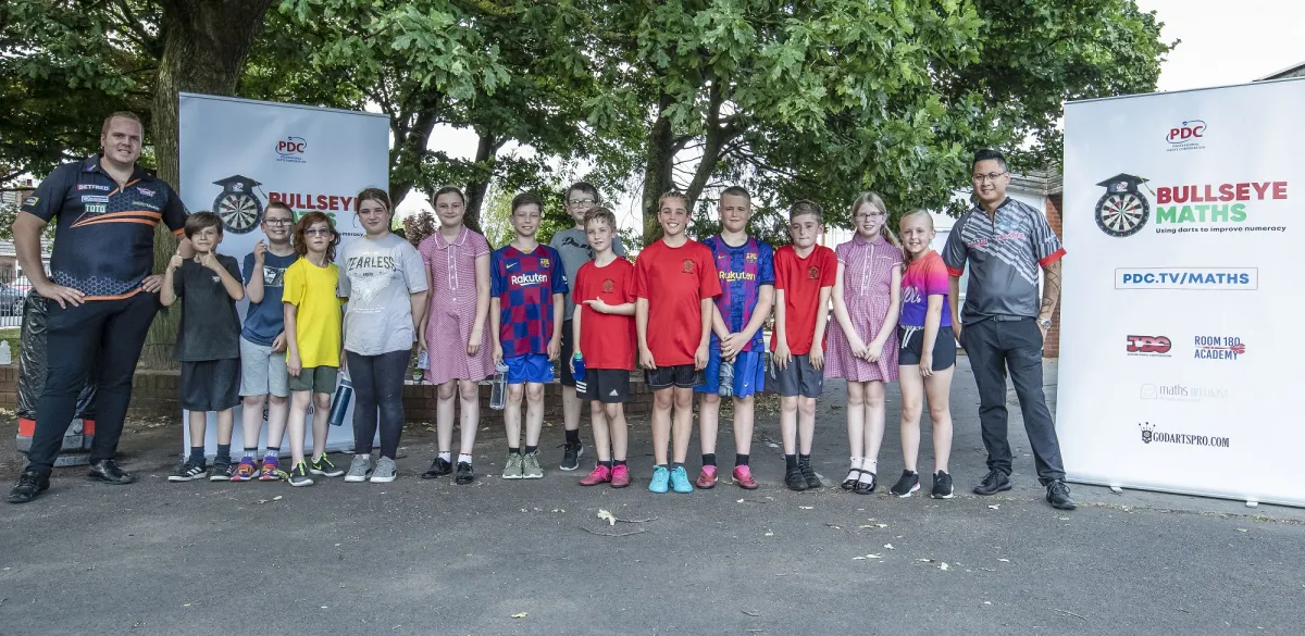 PDC's Bullseye Maths initiative receives global publicity during World Matchplay