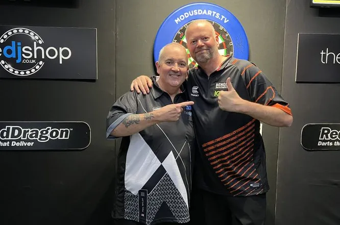 Van Barneveld defeats old rival Taylor in exhibition tournament in Bristol