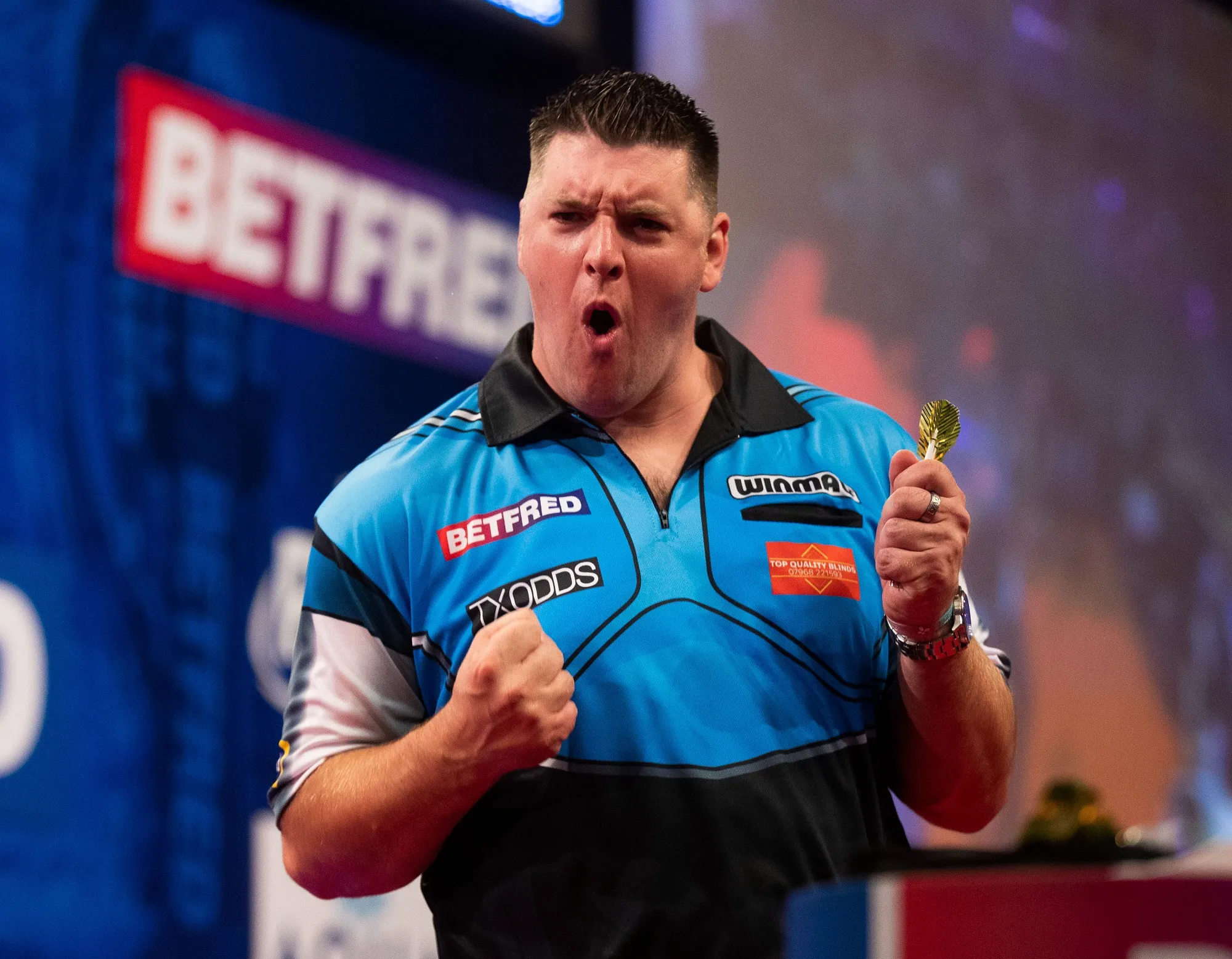 Gurney on potentially being final player to face Anderson at World Matchplay: "He always gives the PDC a headache when it comes to the Worlds"