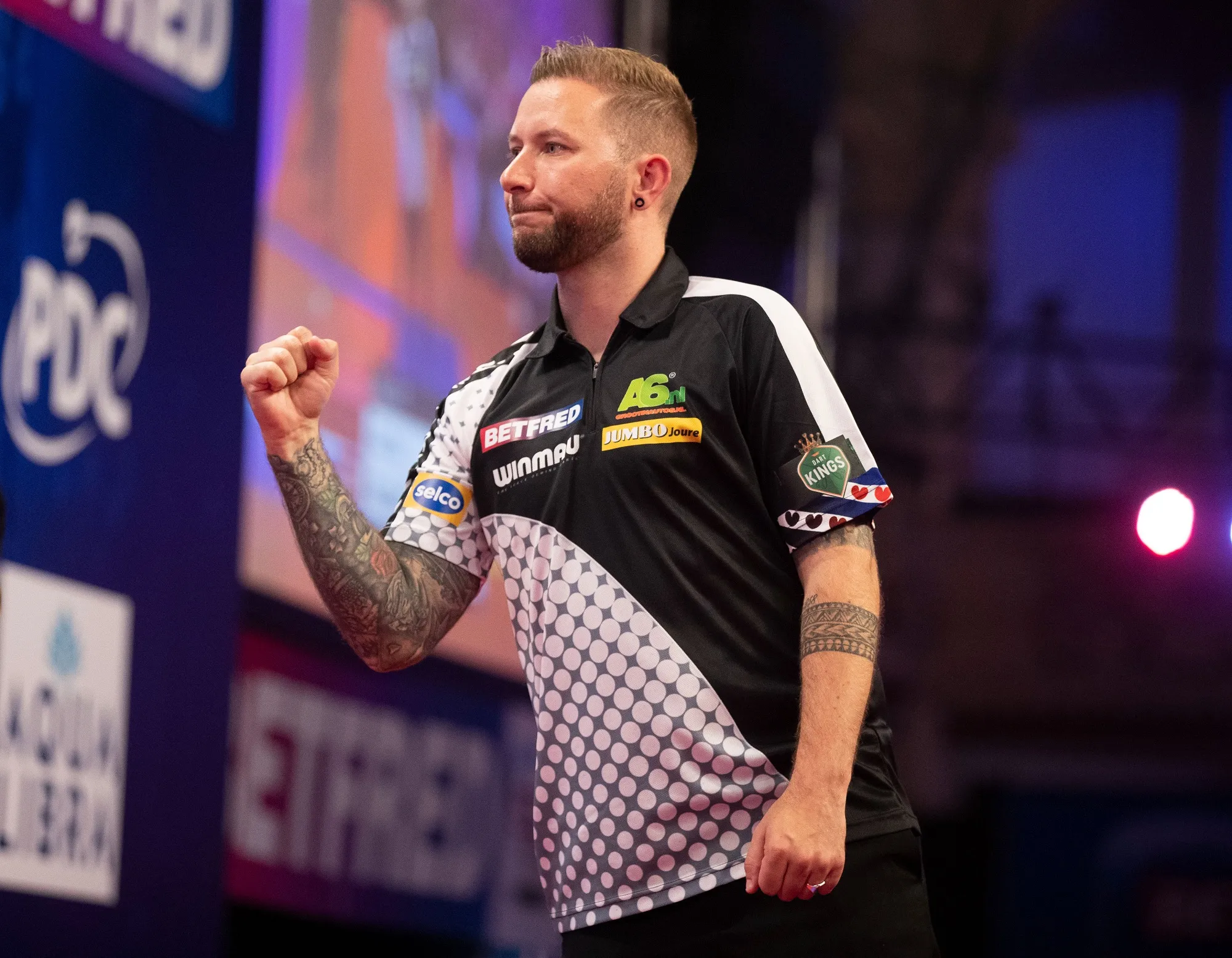 Noppert on superb blind 180 in Gurney win: "He did it the game before so I thought why not?"