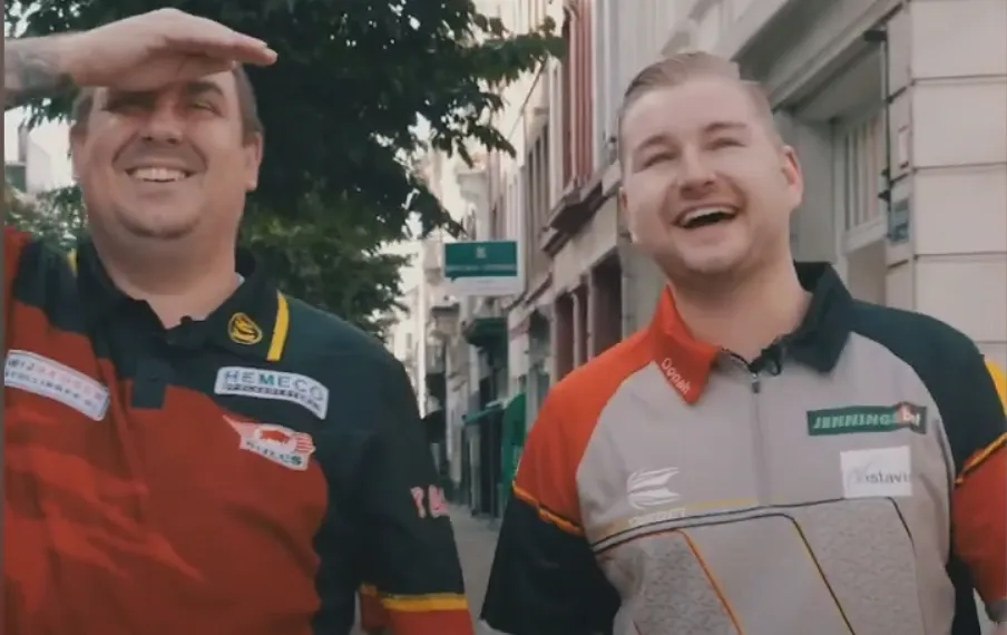 VIDEO: Belgium's top players are surprised with huge banner