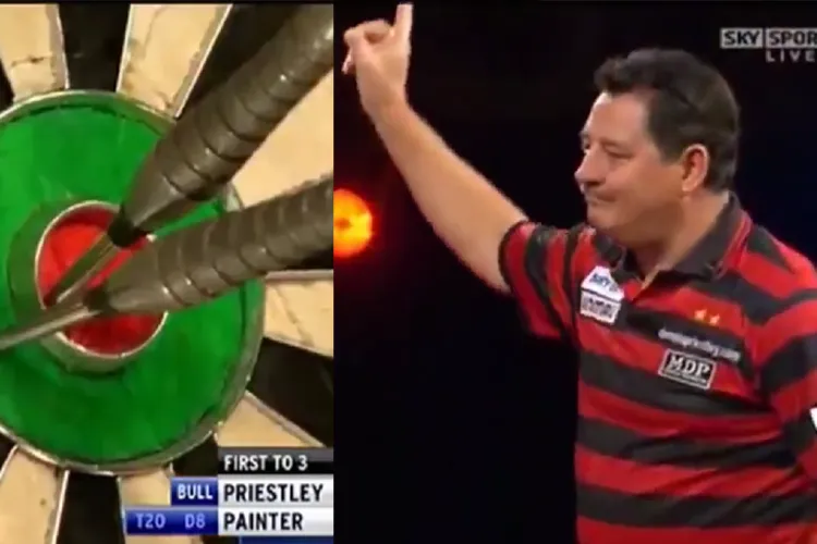 (VIDEO) Priestley marvels with incredible 125 checkout at World Grand Prix: "Houdini covered in Vaseline... How did he get THAT in"