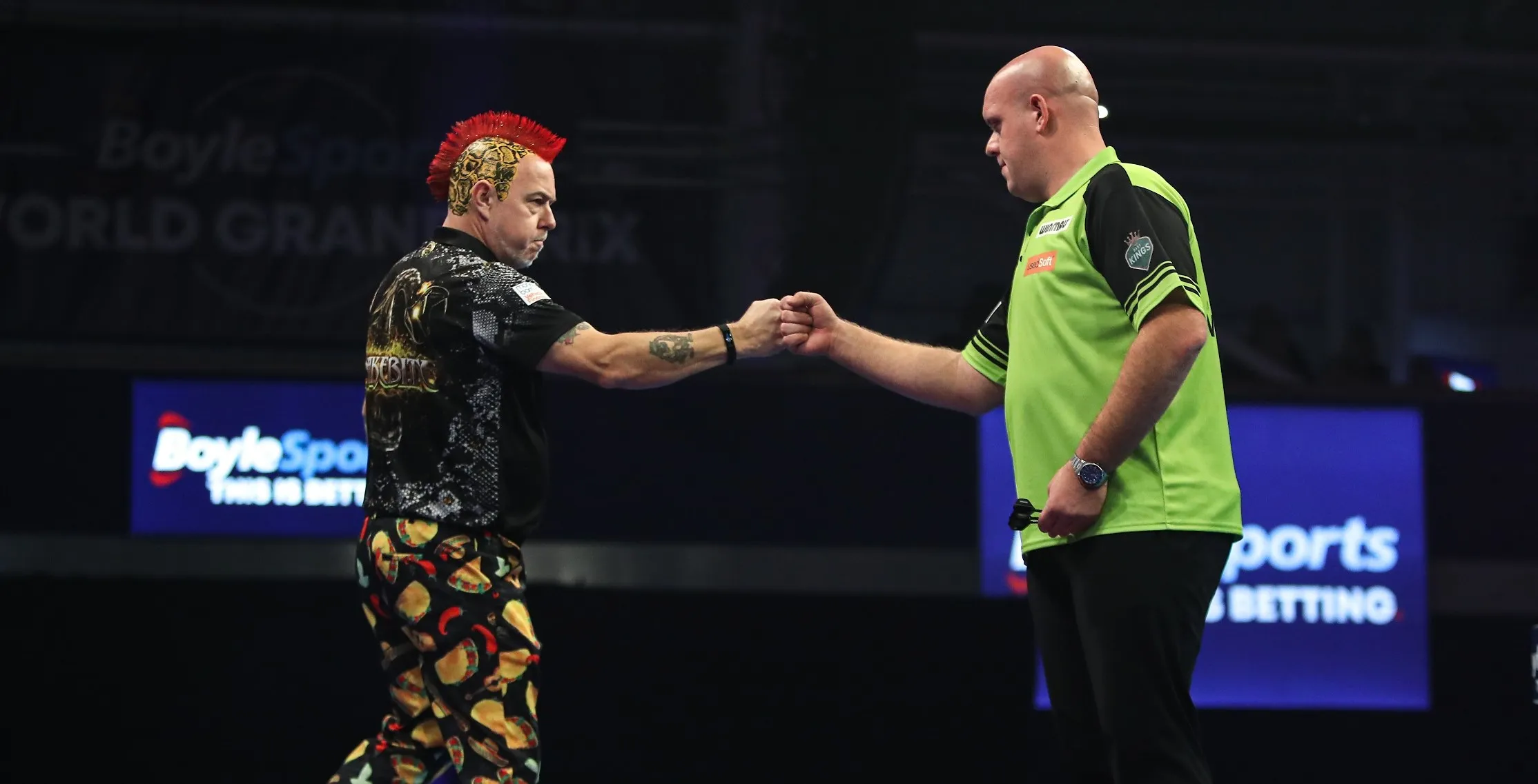 Wright set to face Smith in Nordic Darts Masters semi-finals after deciding leg win over rival Van Gerwen