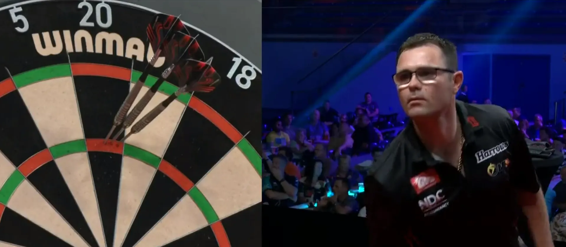 (VIDEO) Moment to forget for Heta with incredible 180 bust during Dobey win at Gibraltar Darts Trophy: "Damon, what are you doing?"