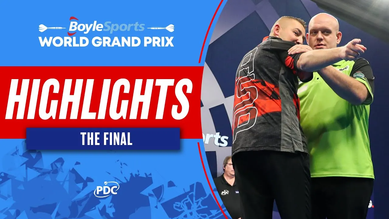 VIDEO: Highlights from Final at 2022 World Grand Prix as Van Gerwen survives Aspinall comeback
