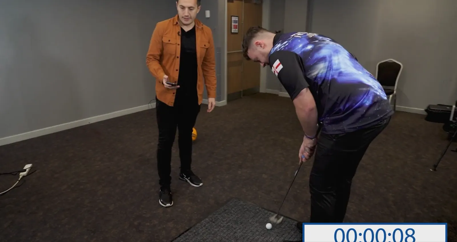VIDEO: Josh Rock next competitor in 'Oche Obstacle Course Challenge'