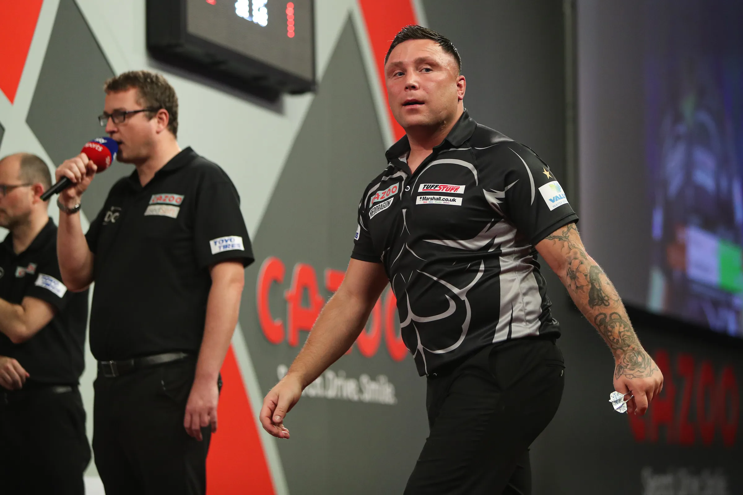 Sky Sports apologizes after Price makes gesture construed as potentially offensive during De Sousa win at PDC World Darts Championship