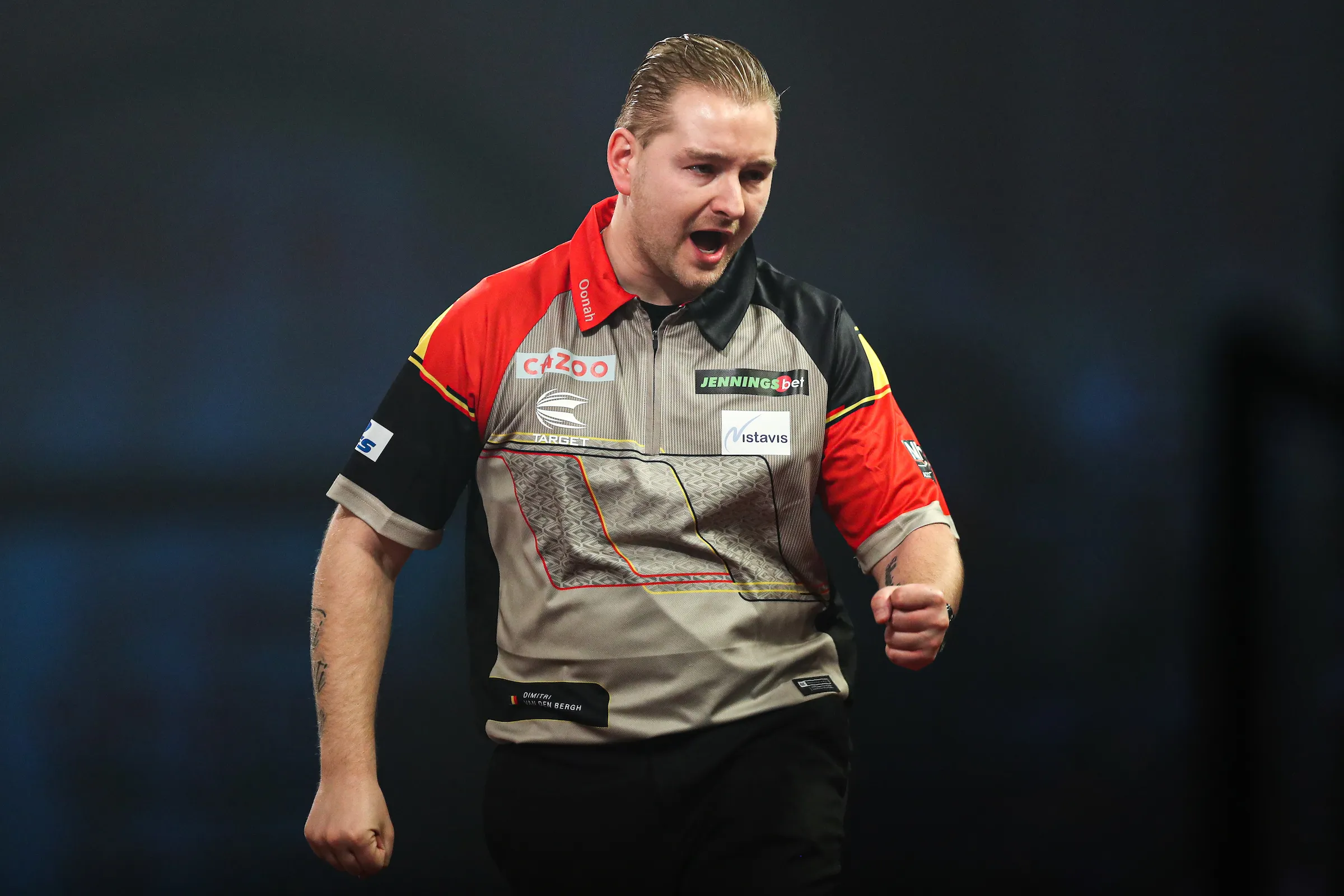 Van den Bergh reaches maiden PDC World Darts Championship semi-final as landmark run continues with Clayton win