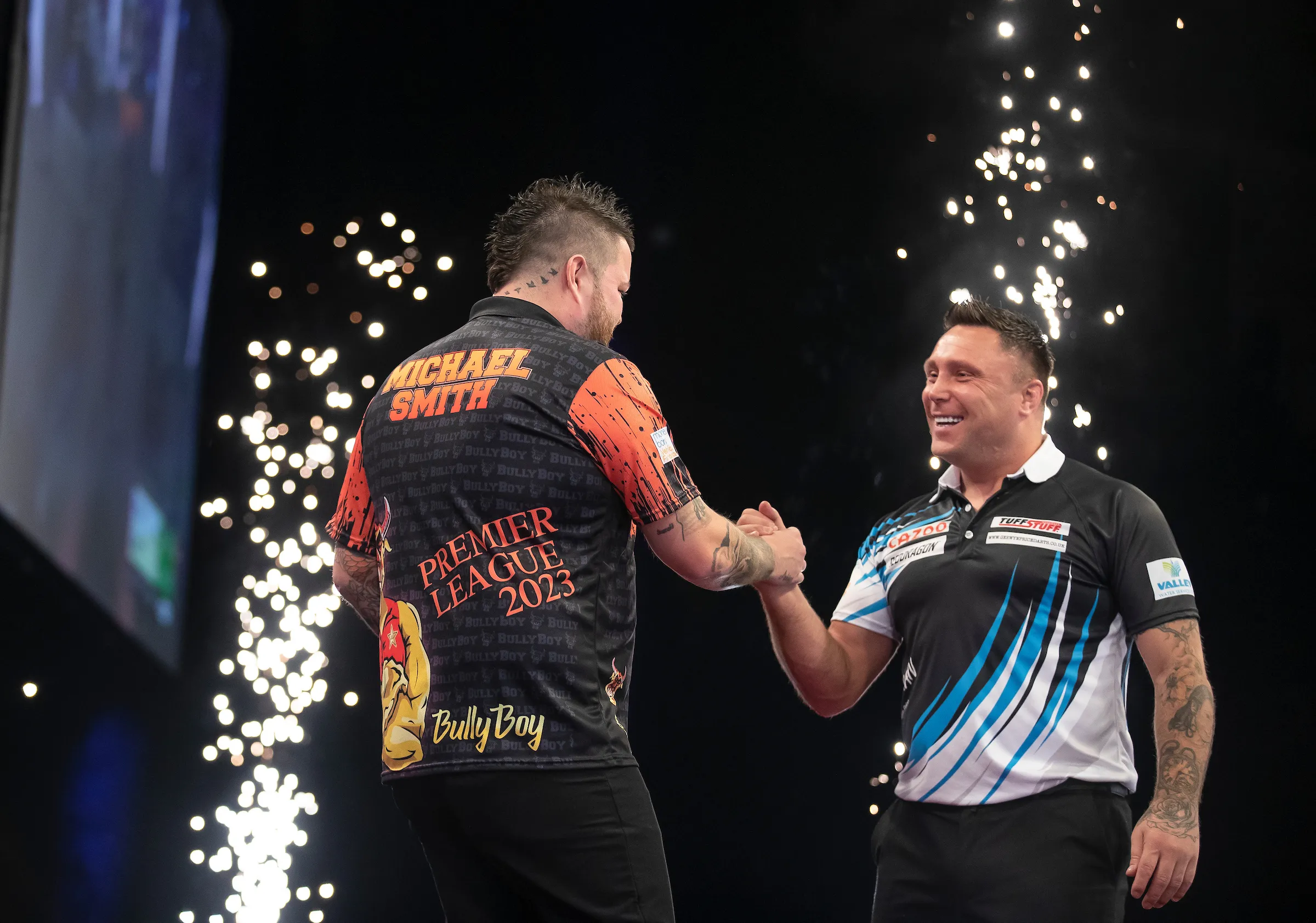 Participants for Players Championship 25-28 known including Van Gerwen, Price, Wright, Humphries, Aspinall and Michael Smith
