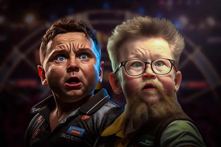 PHOTOS: Designer creates brilliant edited baby photos of darts players