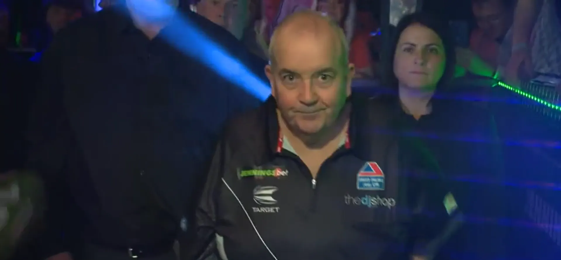 VIDEO: Phil Taylor's spine-tingling walk-on as 'The Power' returns to Circus Tavern at World Seniors Darts Championship