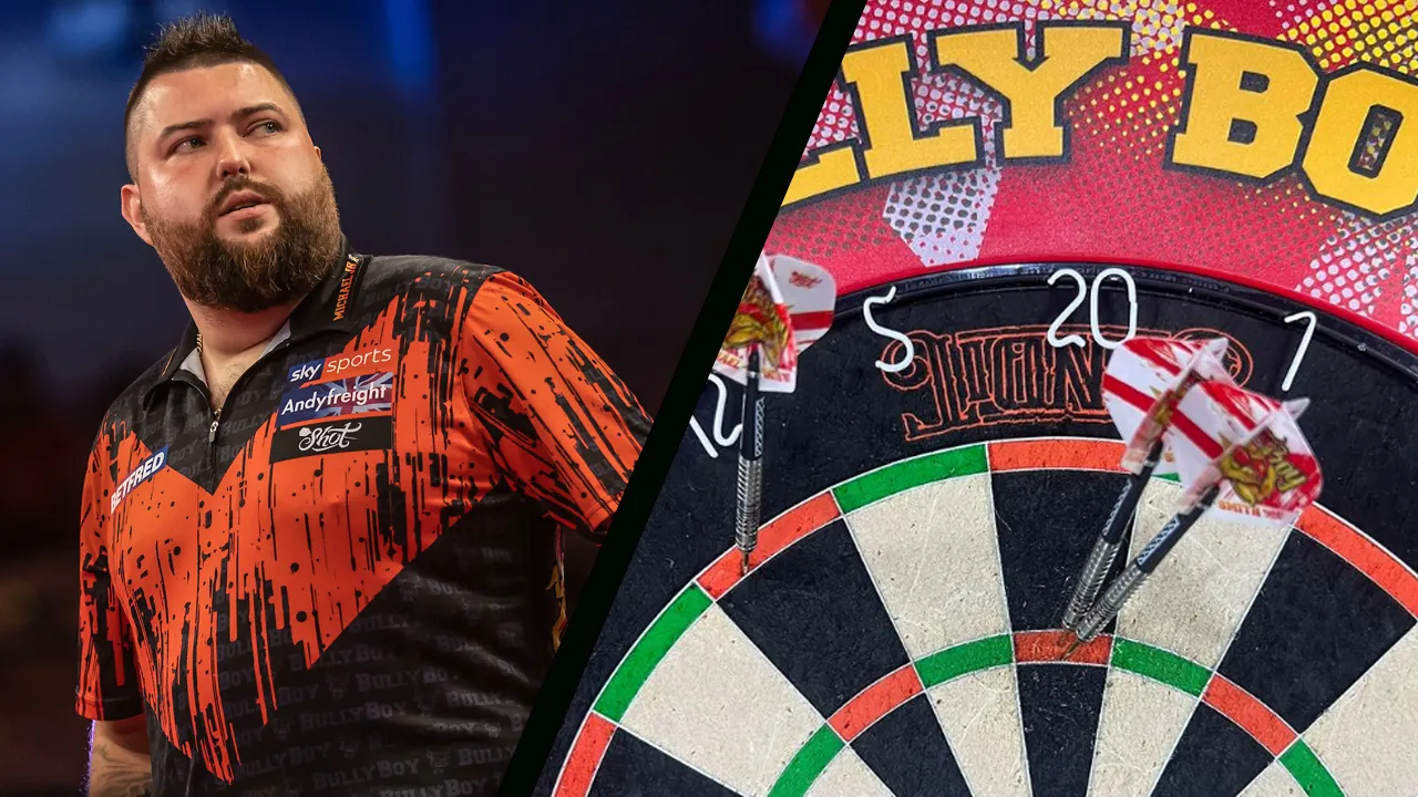 Michael Smith throws a nine darter within hour of playing with new darts