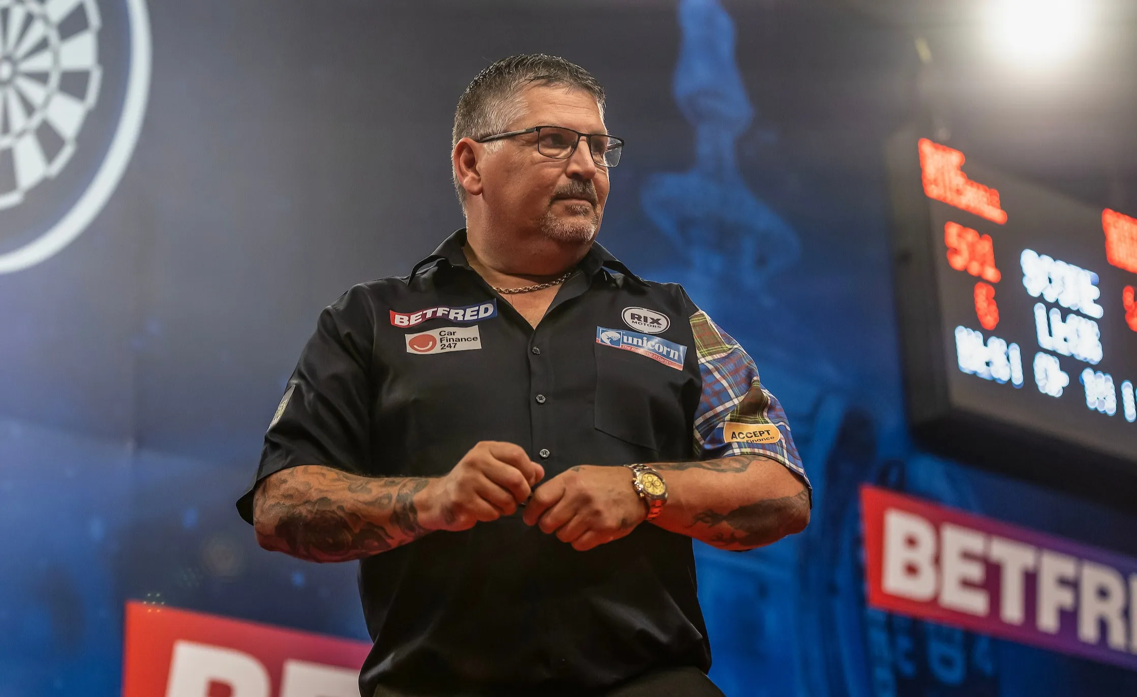 Gary Anderson arouses annoyance: "Saying all the time you don't practice is really bloody irritating"