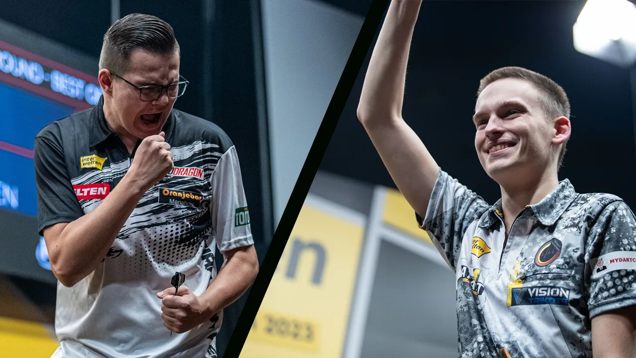These are this week's debutants at the European Darts Championship in Dortmund