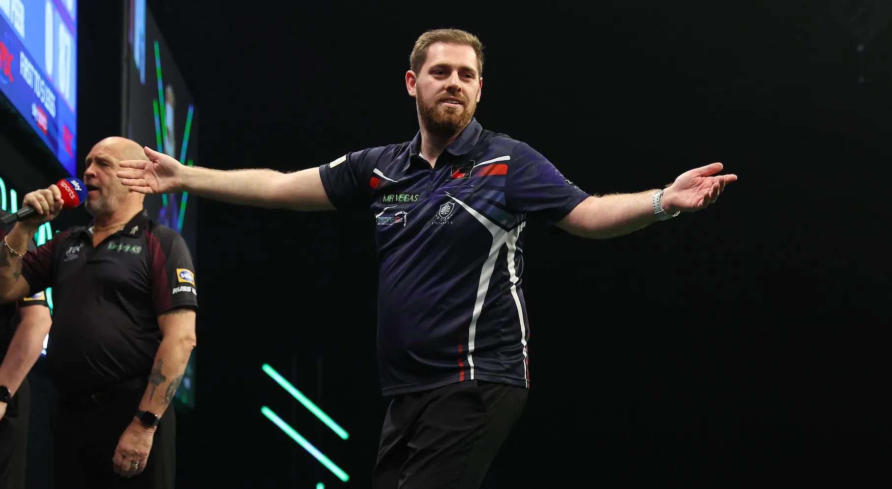 "Agreed with Josh Rock to entertain the crowd" - Berry van Peer has fun despite defeat