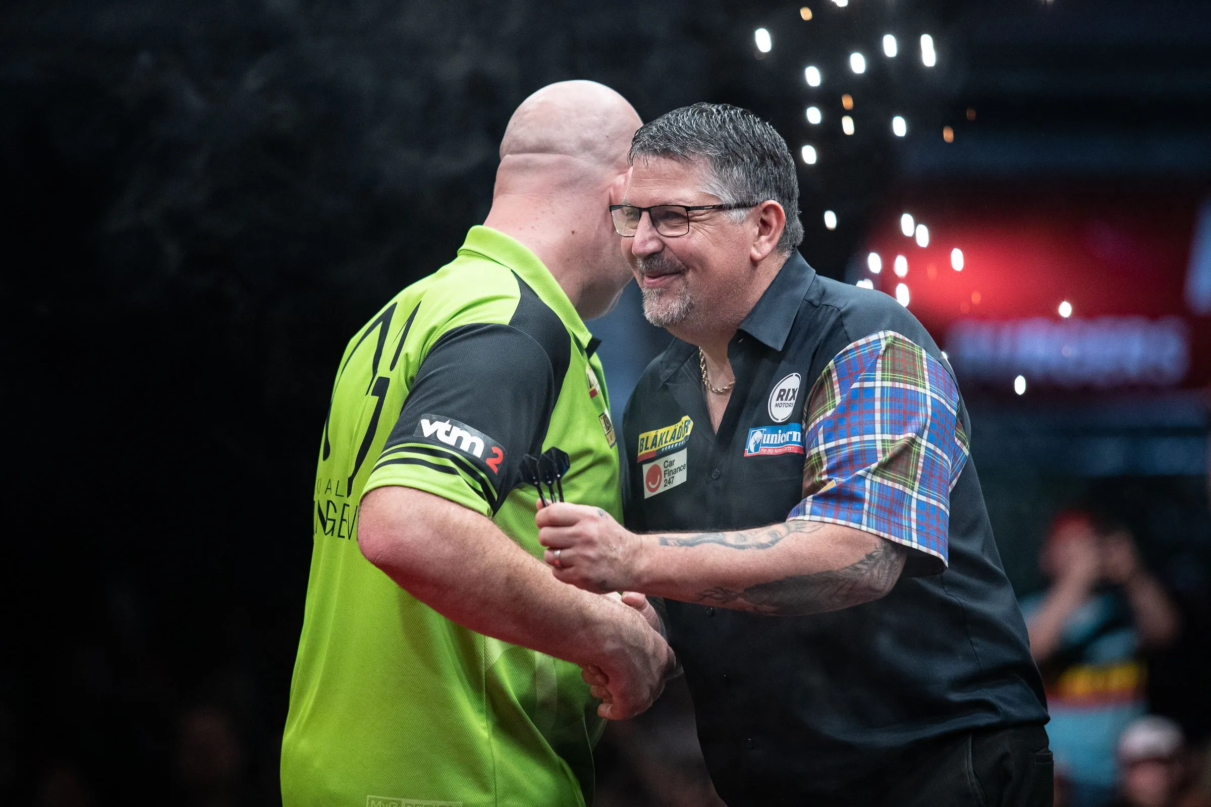 Gary Anderson recalls 'spitting blood' after painful defeat against Michael van Gerwen at World Darts Championships