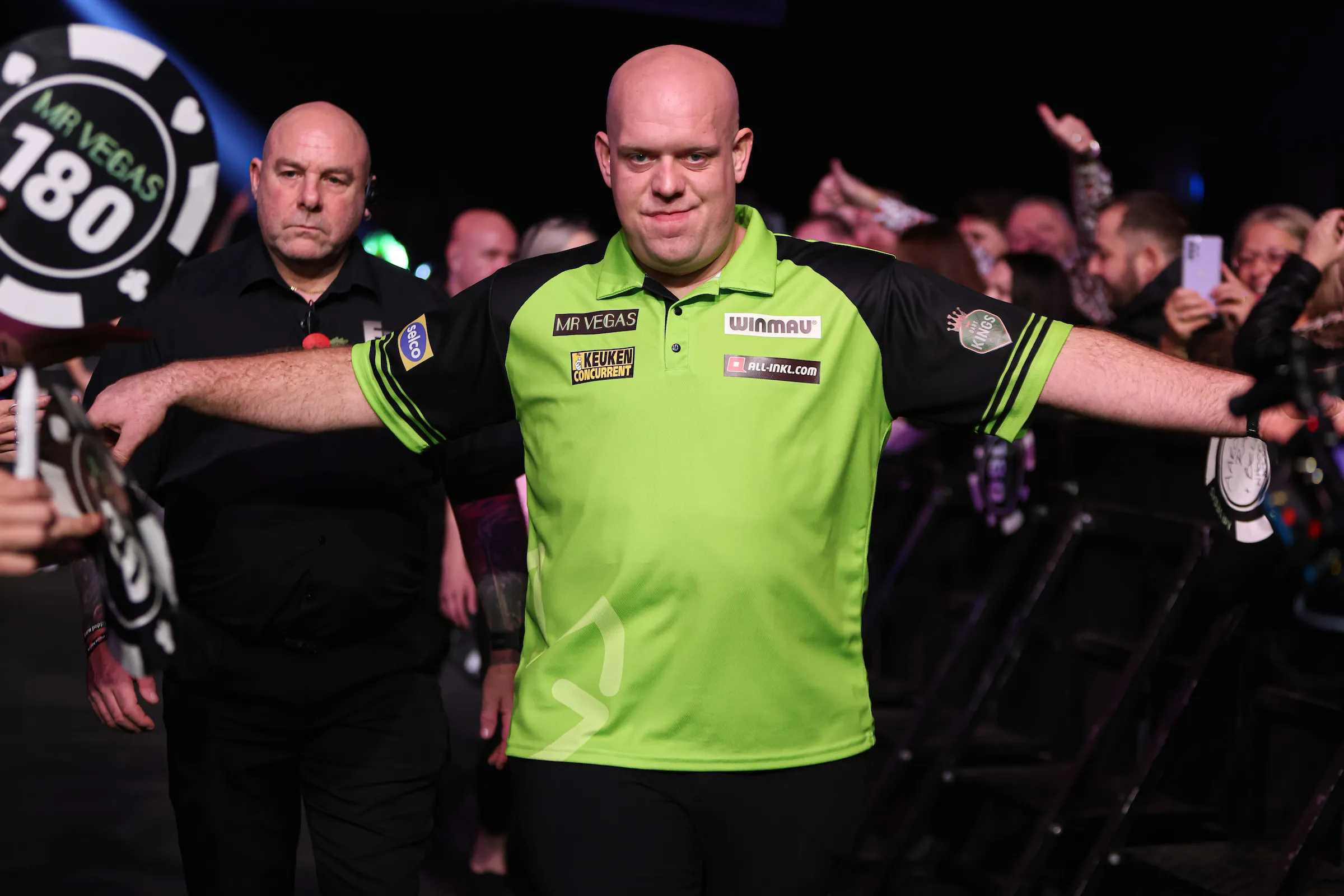 Standings in Group A-C-E-G after second group matches at Grand Slam of Darts 2023: Van Gerwen and Buntz through to last 16