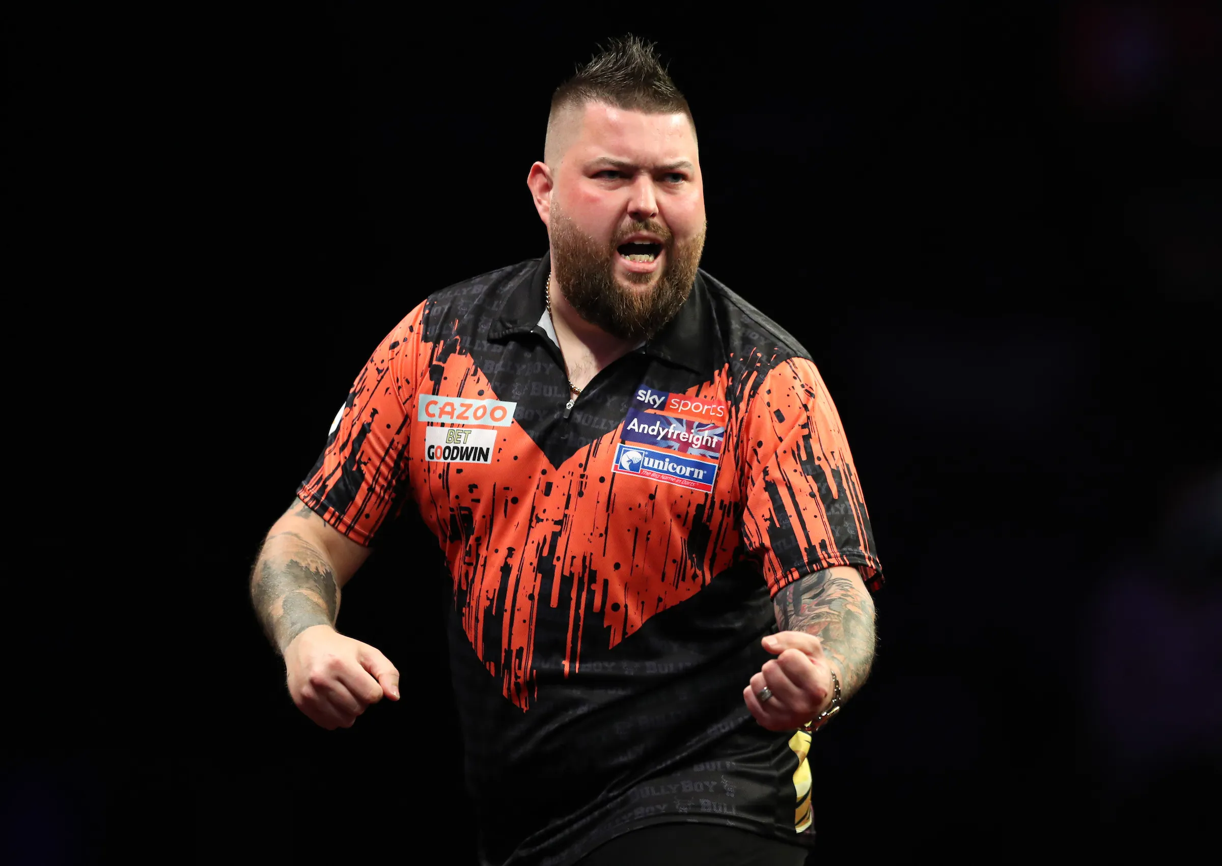 Michael Smith makes winning start to World Championship defence despite being pushed all the way by Kevin Doets in Ally Pally epic