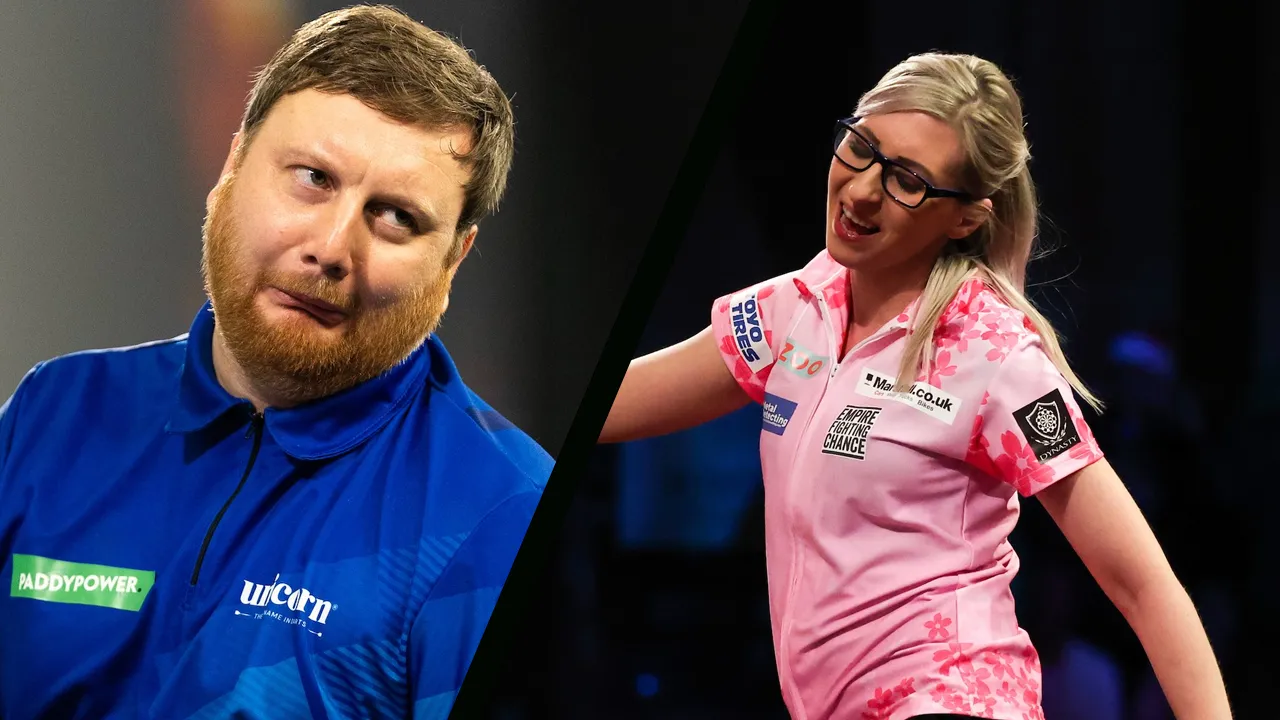 Bizarre coincidence strikes darts pair Fallon Sherrock and Cameron Menzies at World Darts Championships