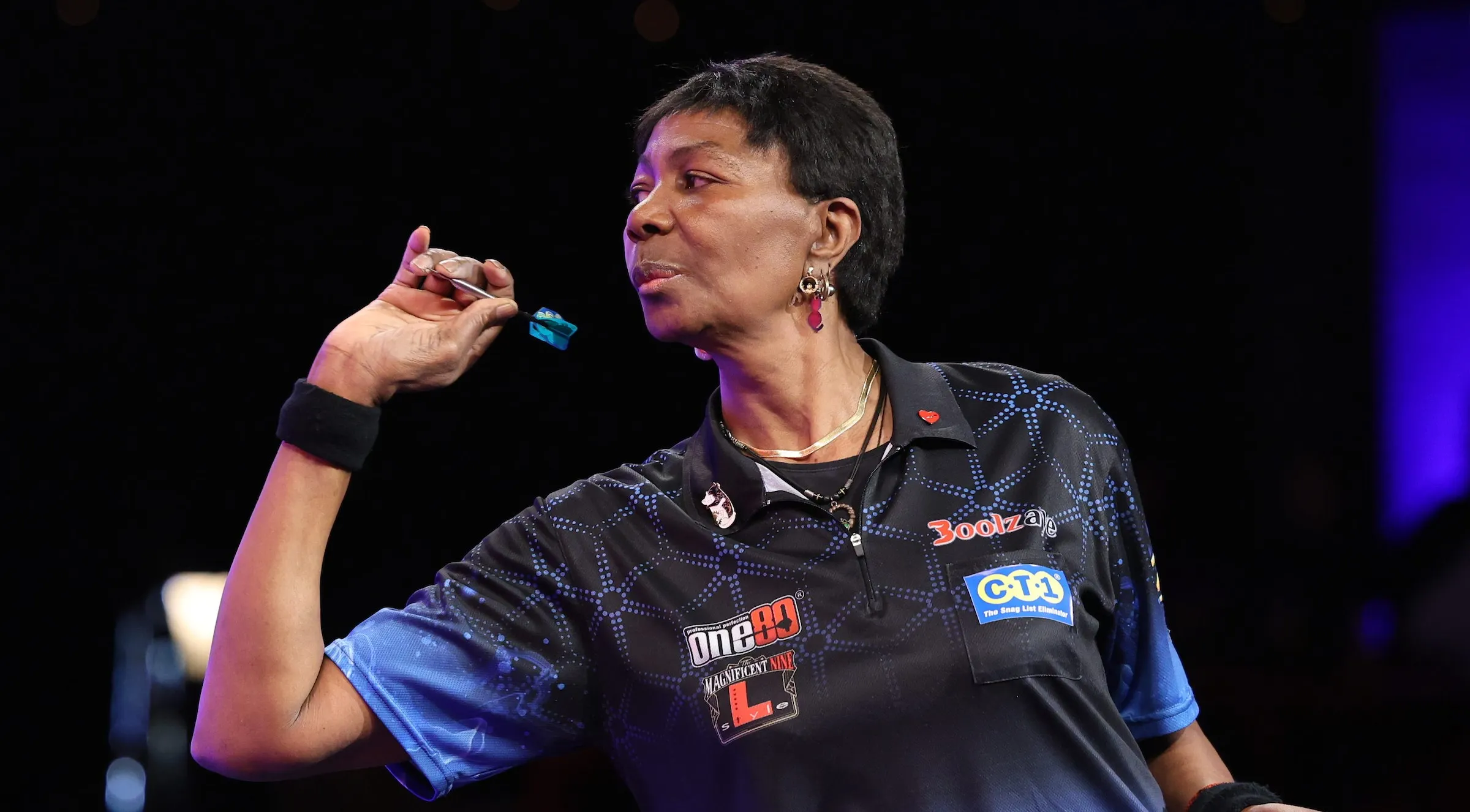 Deta Hedman on having more official titles than Phil Taylor: "If I had the money Phil Taylor had then I'd be proper, proper happy!"