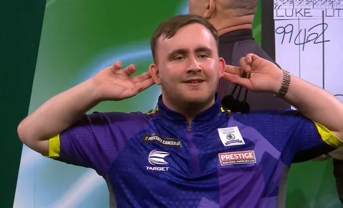 Sensational 16-year-old Luke Littler averages 106.12 with seven 180s in astonishing victory