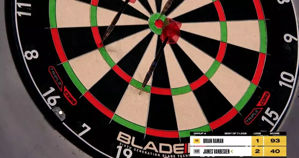 VIDEO: Brian Raman raises eyebrows with very unusual 93 finish