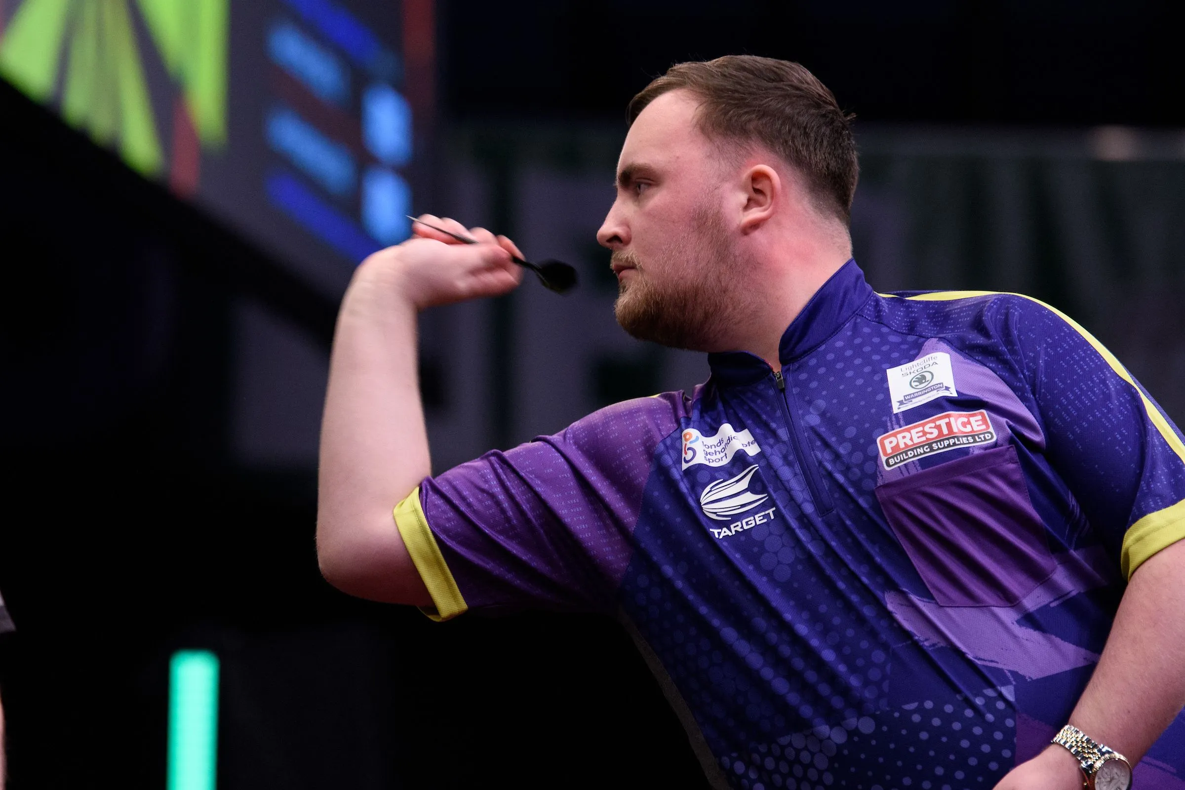 Luke Littler throws near record high losing average in Dutch Darts Masters final