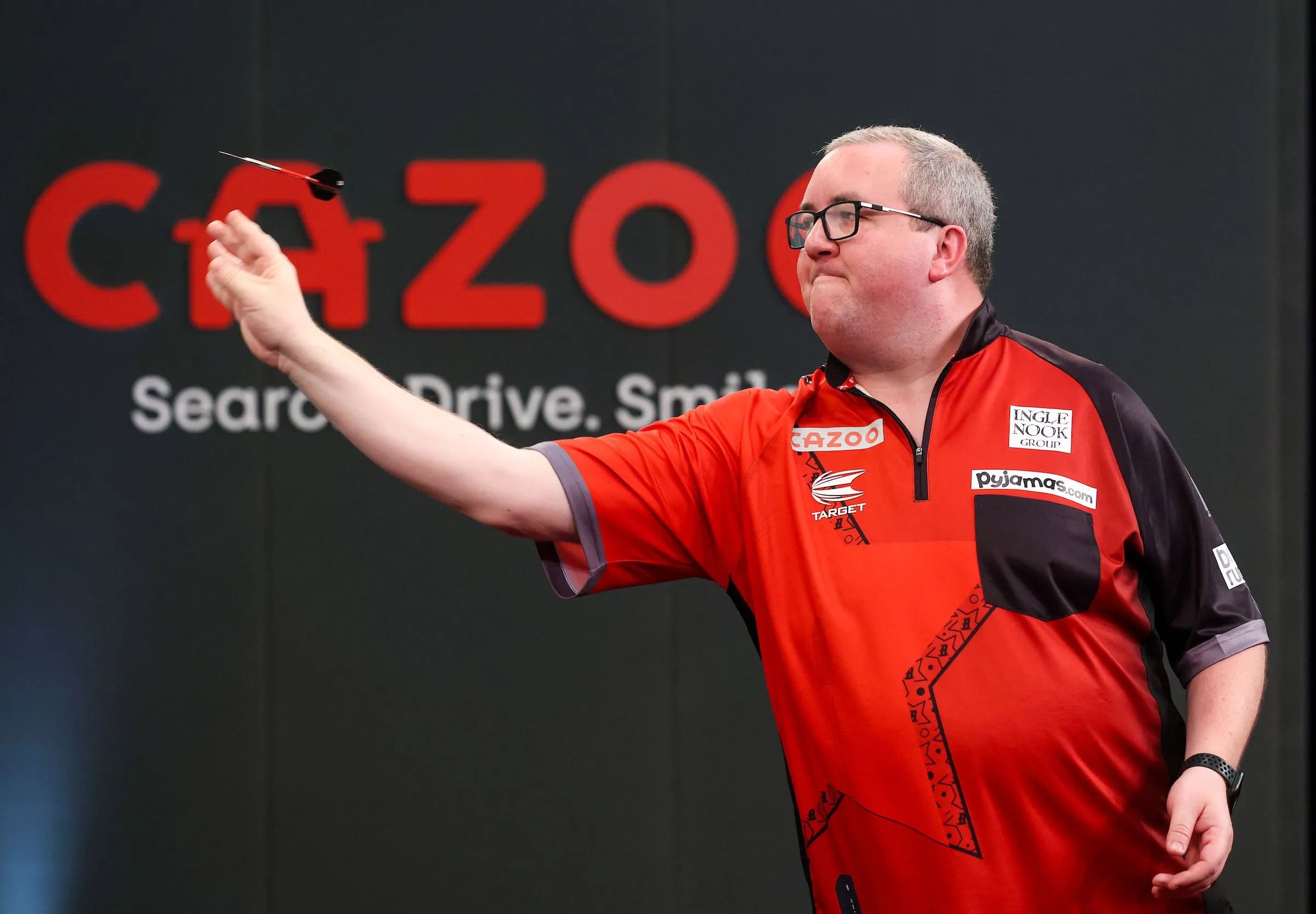 Stephen Bunting hits nine-dart finish during Players Championship 11