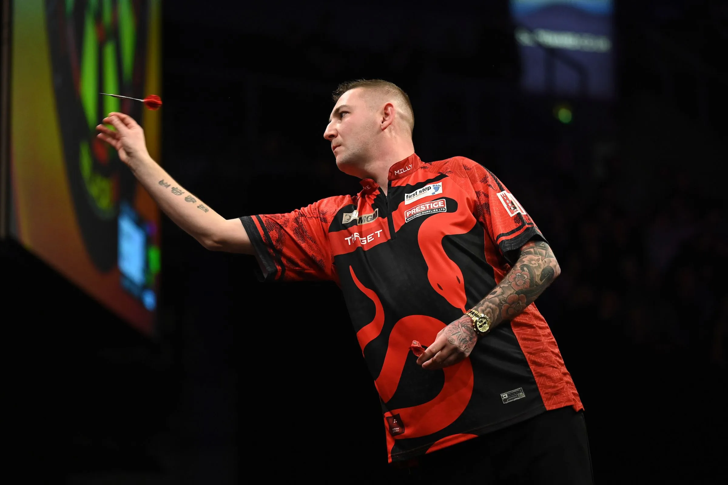 Schedule Sunday afternoon at German Darts Grand Prix including Cross-Gurney and Van Duijvenbode-Aspinall
