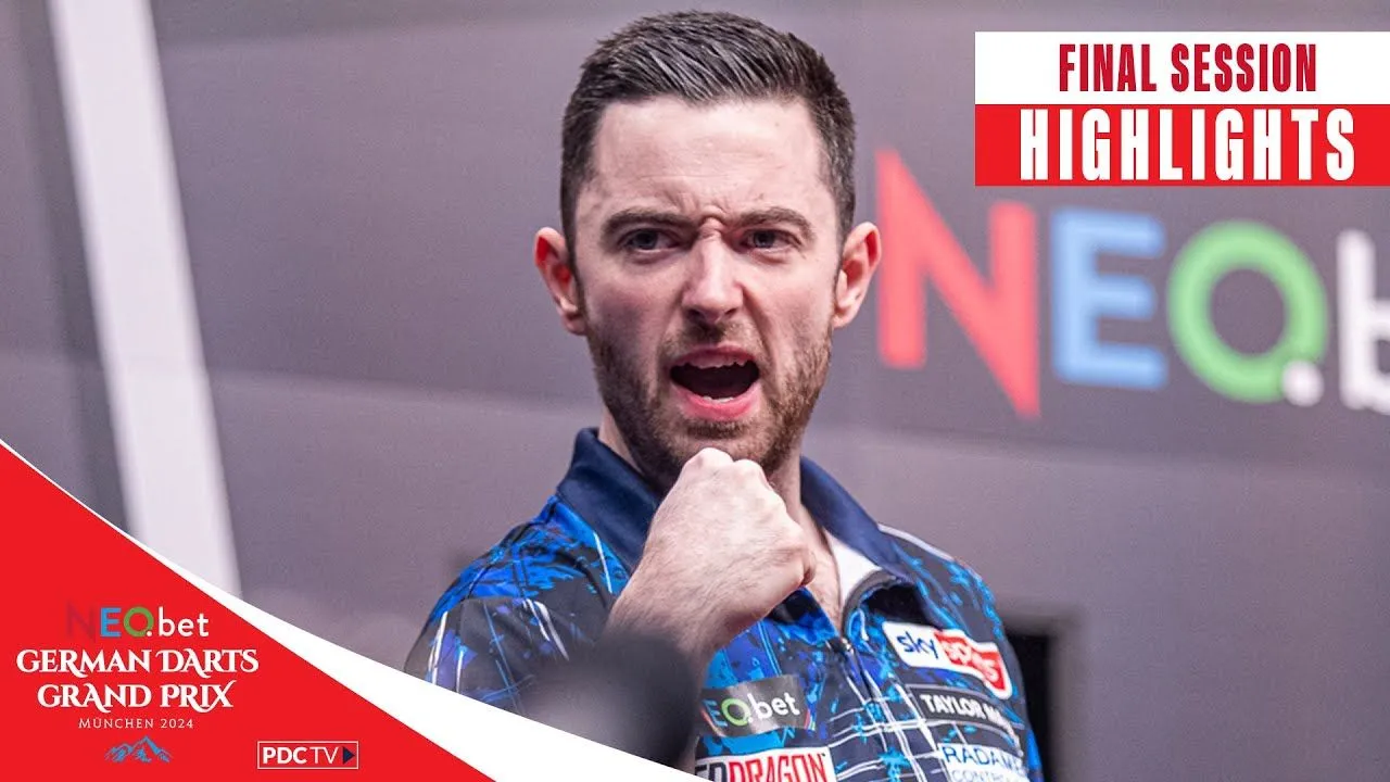 VIDEO: Highlights from final session of German Darts Grand Prix as unstoppable Luke Humphries impresses again