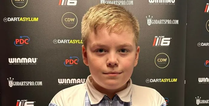 "I can aim to be in the Premier League when I’m 16" - 10-year-old darting wonderkid Owen Bryceland dreams of emulating Luke Littler
