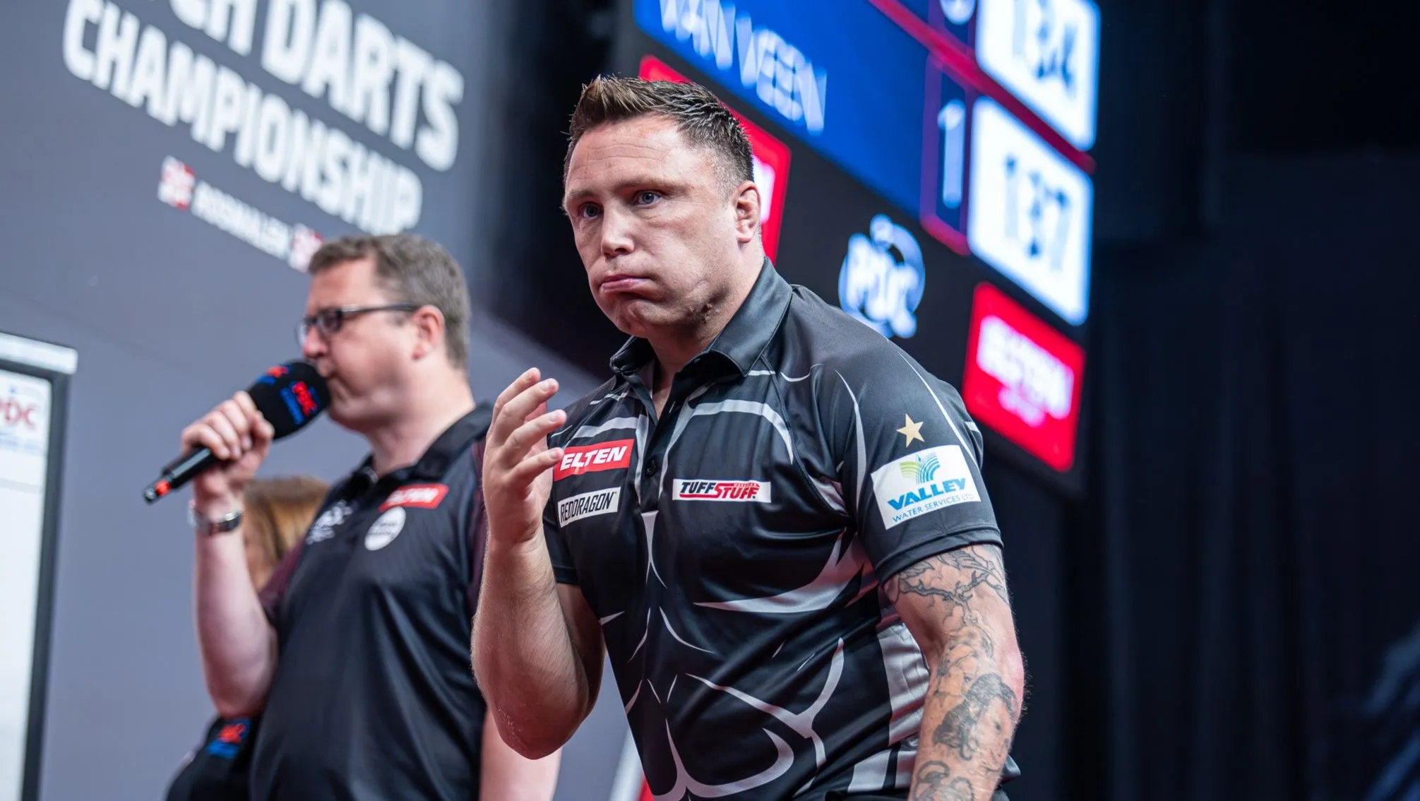 Gerwyn Price thrashed by Madars Razma as Quarter-Finals set at Players Championship 11
