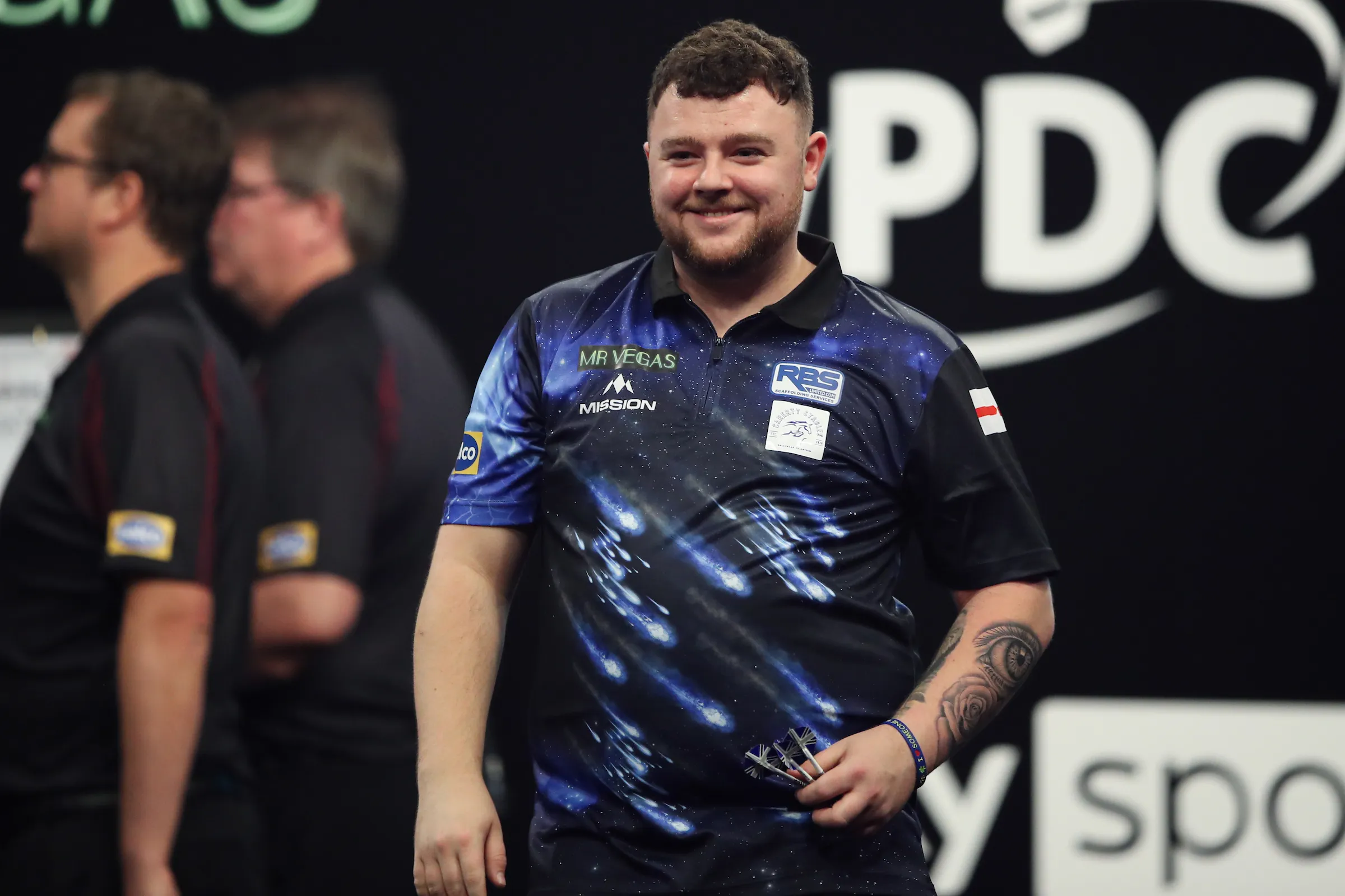 Heavily emotional Josh Rock wins first Euro Tour title at Dutch Darts Championship