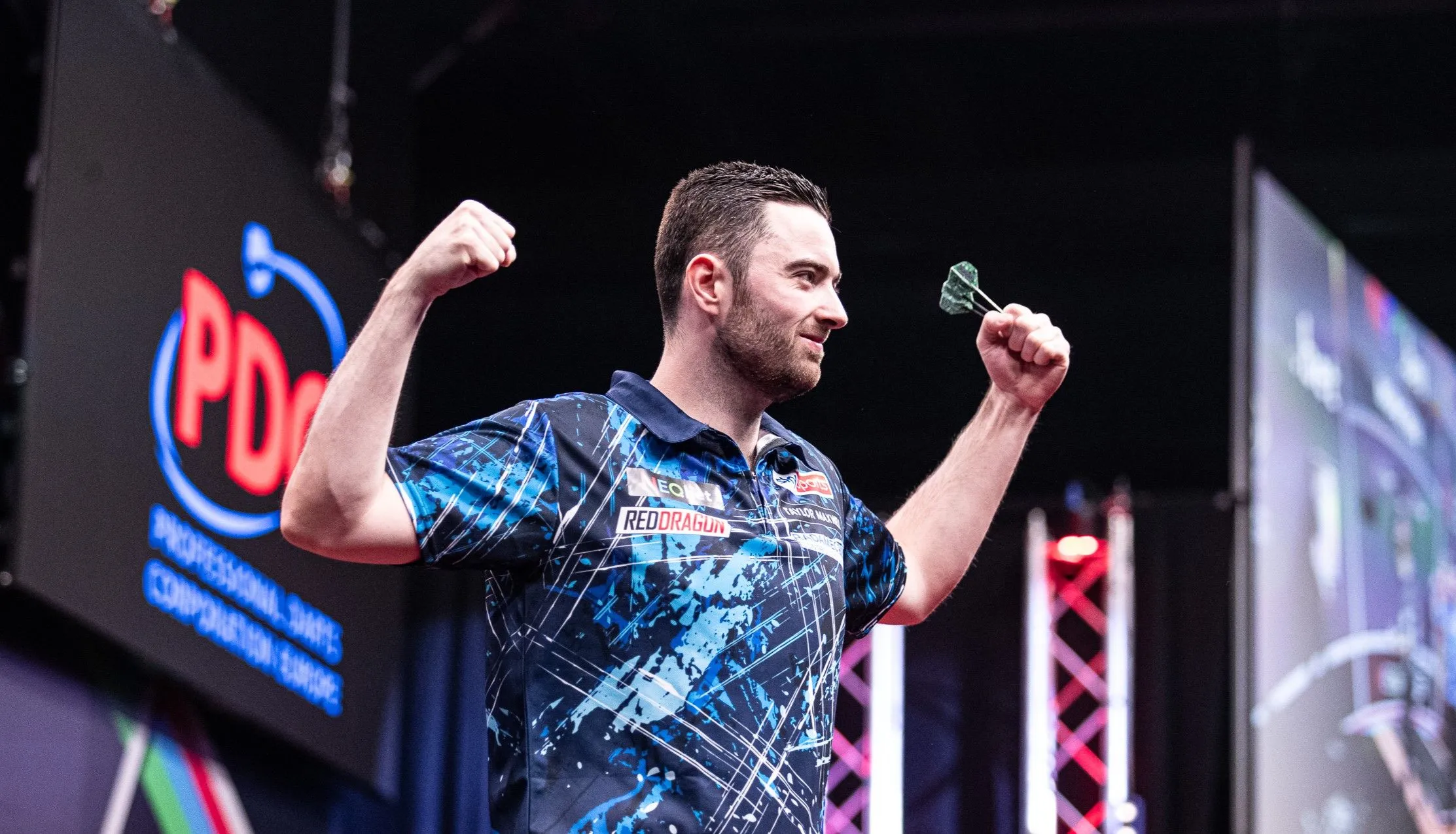 Luke Humphries fires into final at Baltic Sea Darts Open