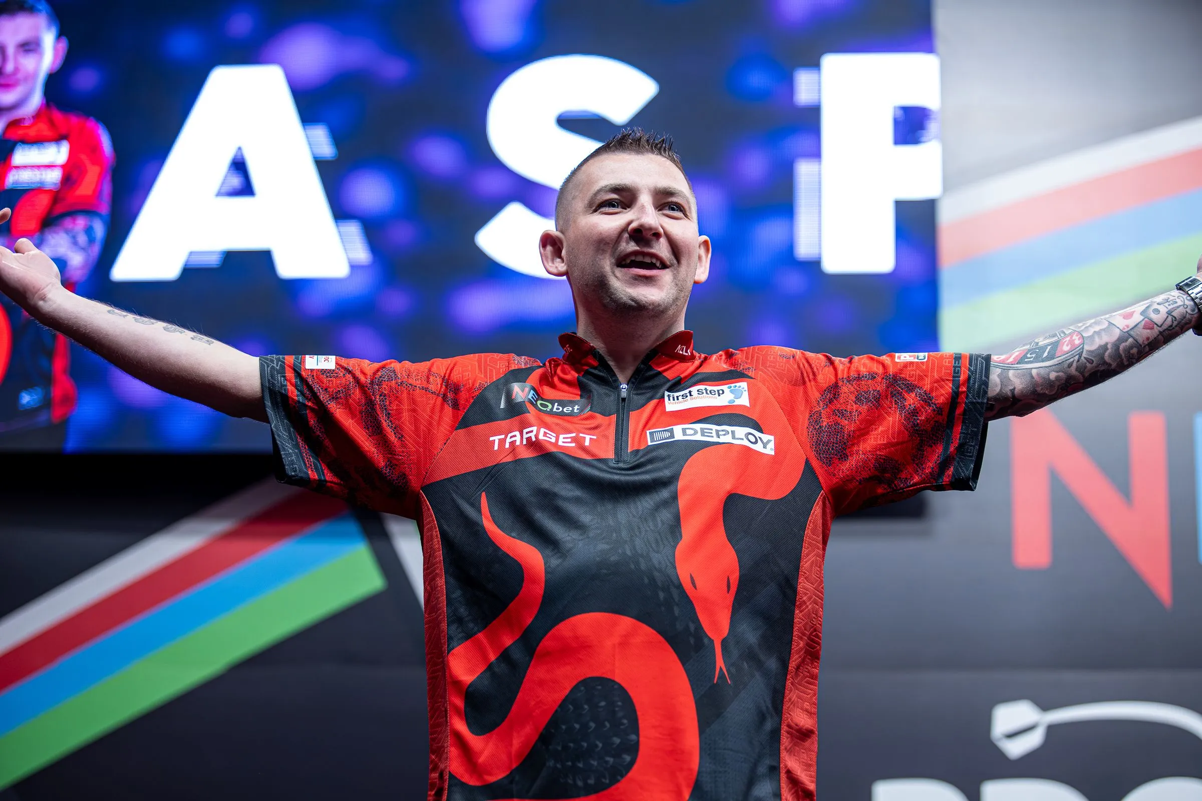 "I let him off last week and that won't happen again'' - Nathan Aspinall determined ahead of Premier League shootout with Michael Smith