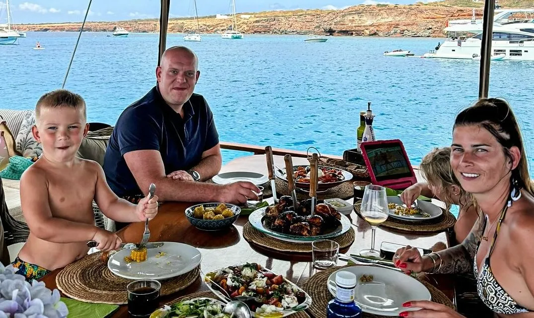 "Summer vibes with the family": Michael van Gerwen enjoys holiday with wife and kids in Ibiza ahead of World Matchplay