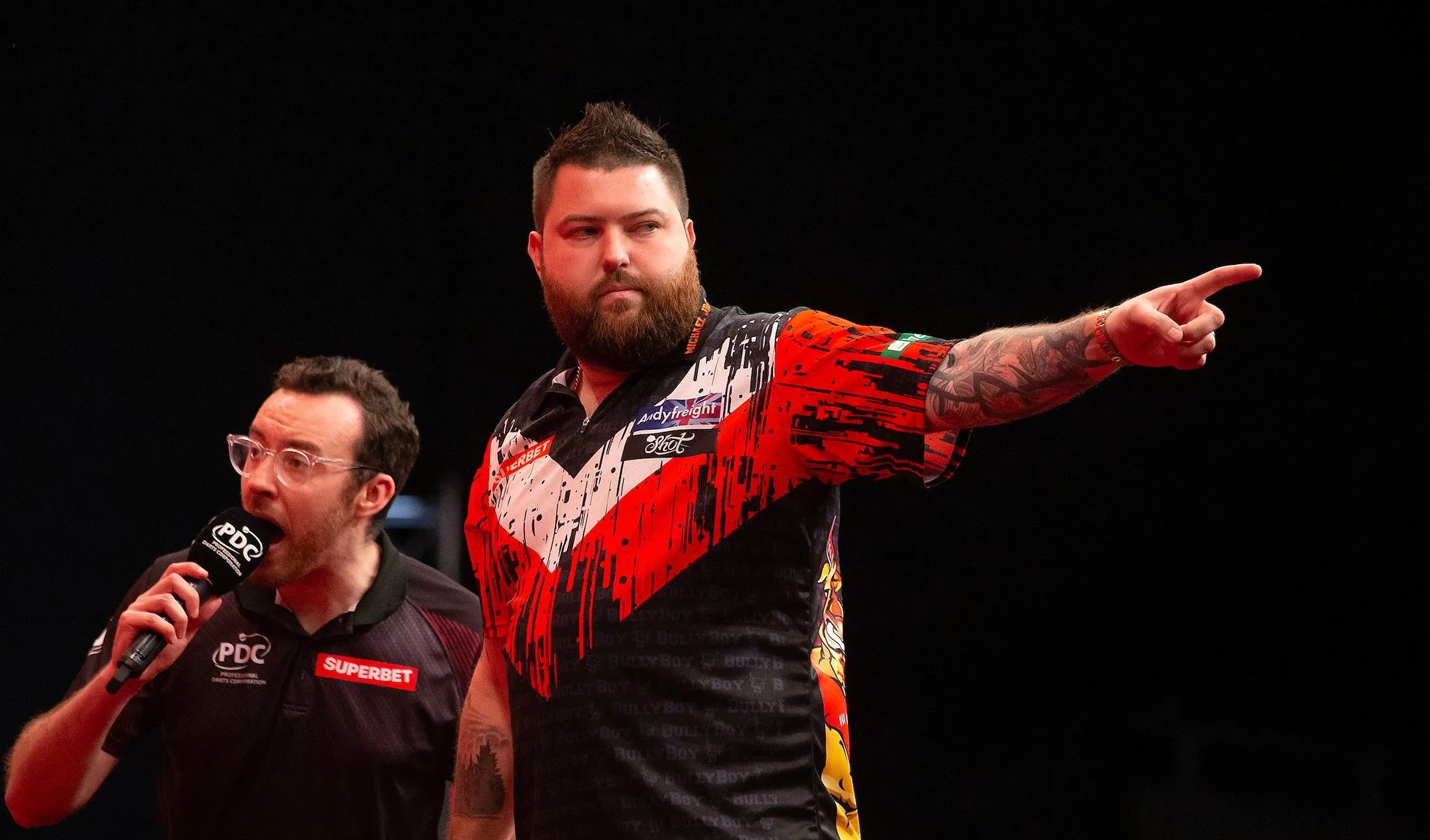 "Darts without Gary Anderson is a big loss" - Michael Smith full of praise after bringing Flying Scotsman's World Matchplay campaign to a halt