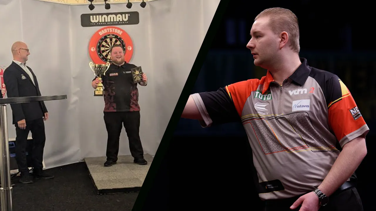 Brother of Dimitri van den Bergh wins first WDF title in Sweden