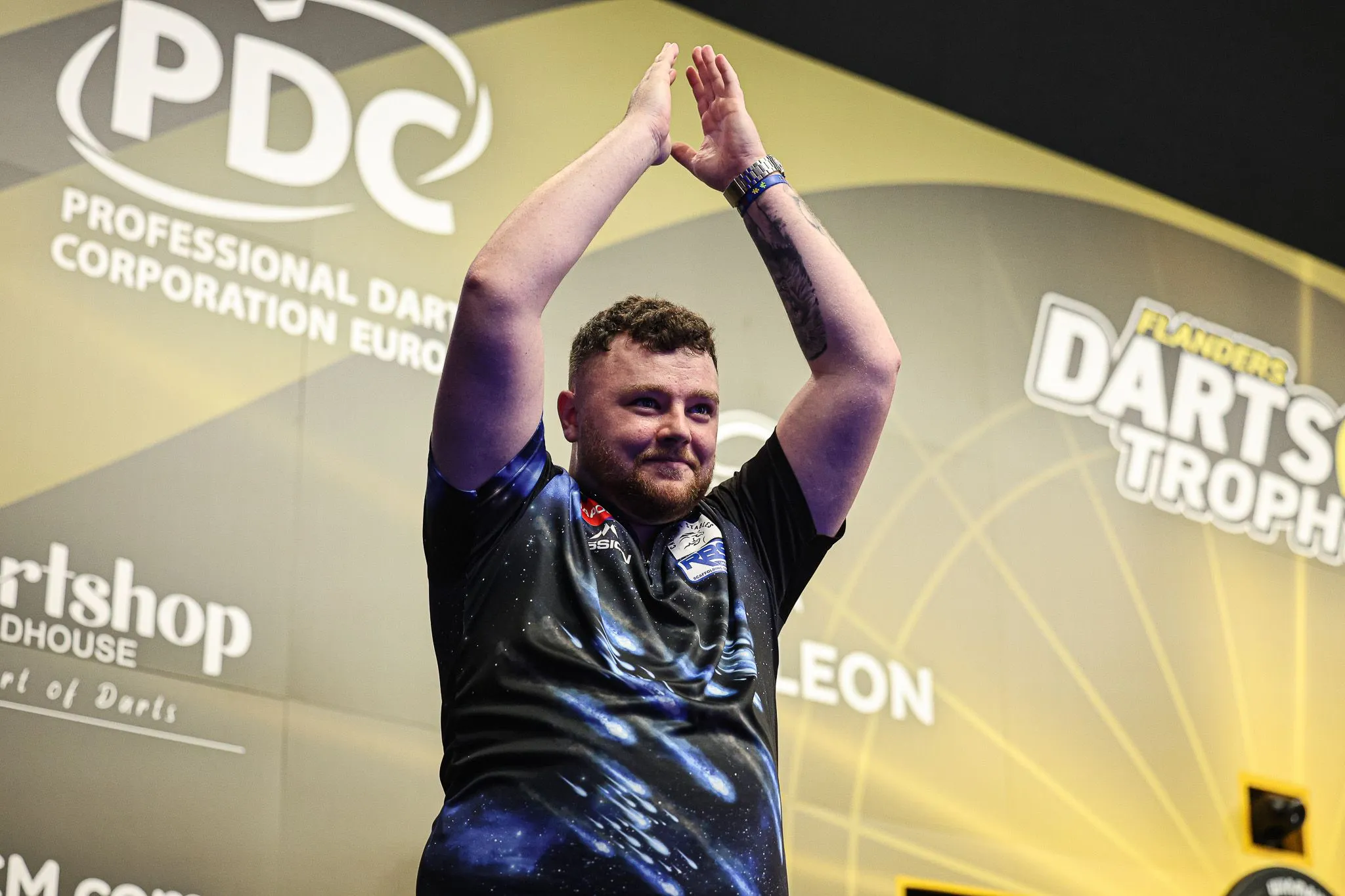 Josh Rock thrashes Luke Humphries as Martin Schindler ends Van Barneveld run in Basel