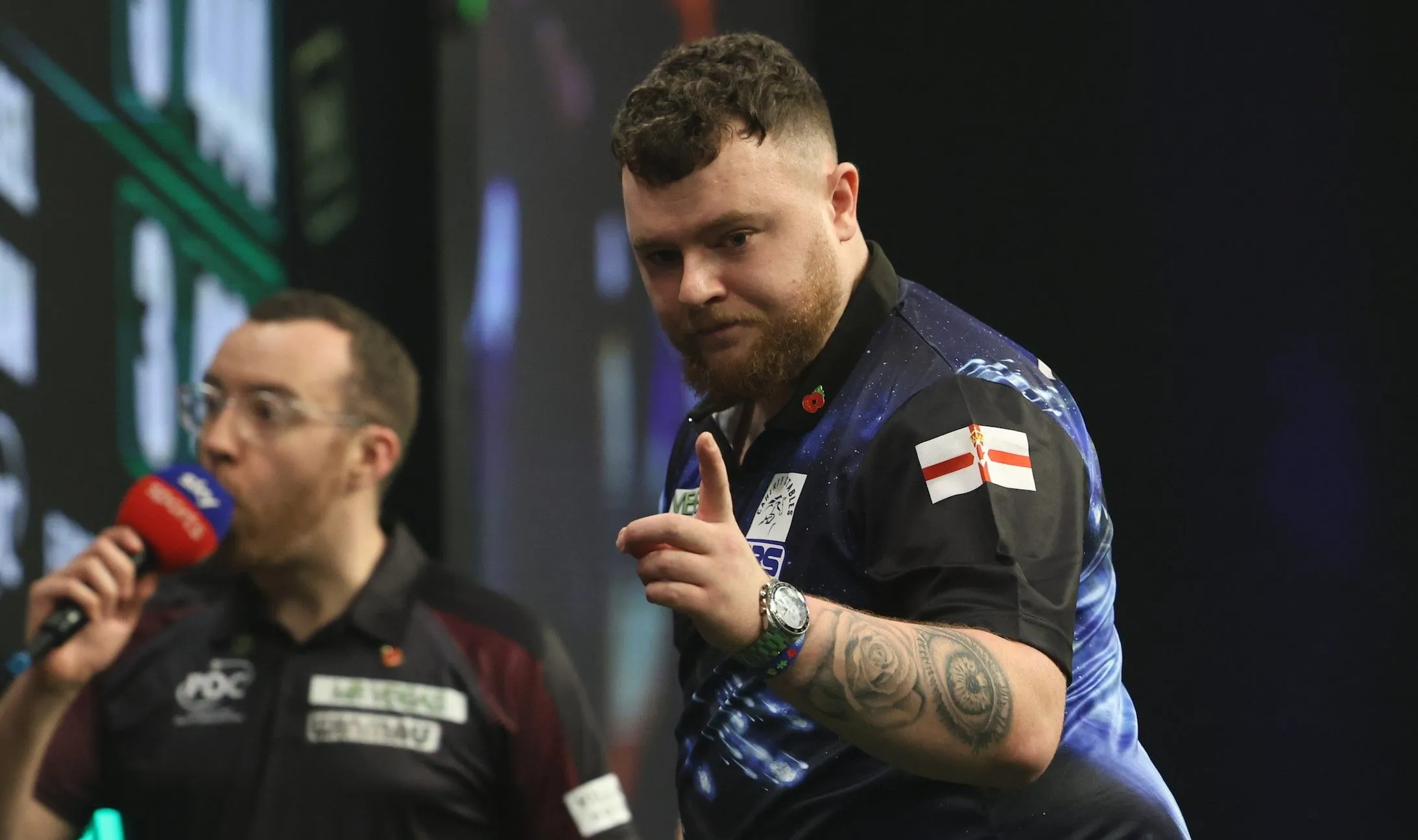 Josh Rock eases into last 32 at World Darts Championship, knocking Michael Smith out of the world's top 16!