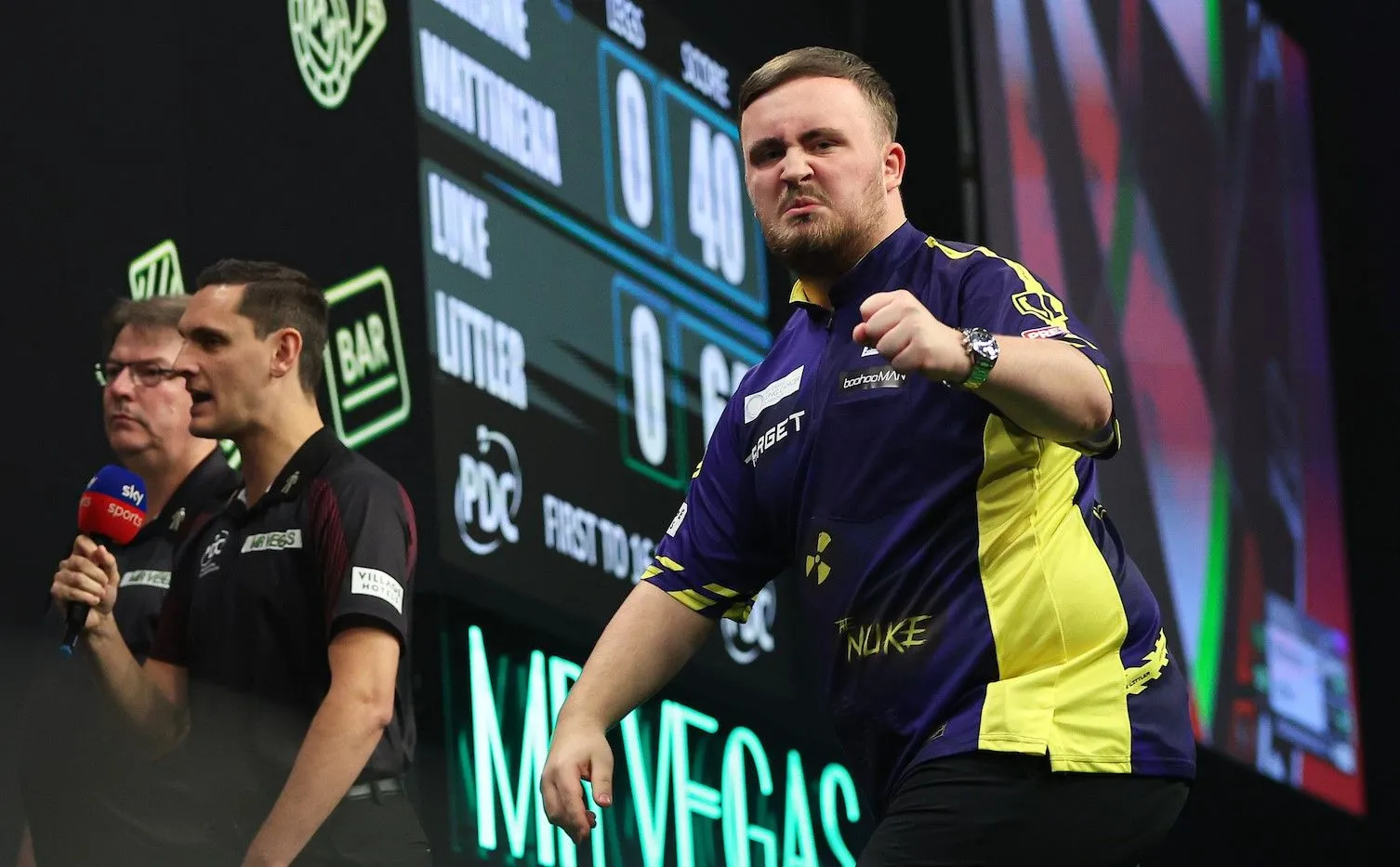 "I feel unbeatable in myself": Luke Littler bullish after unplayable Wattimena win at Grand Slam of Darts