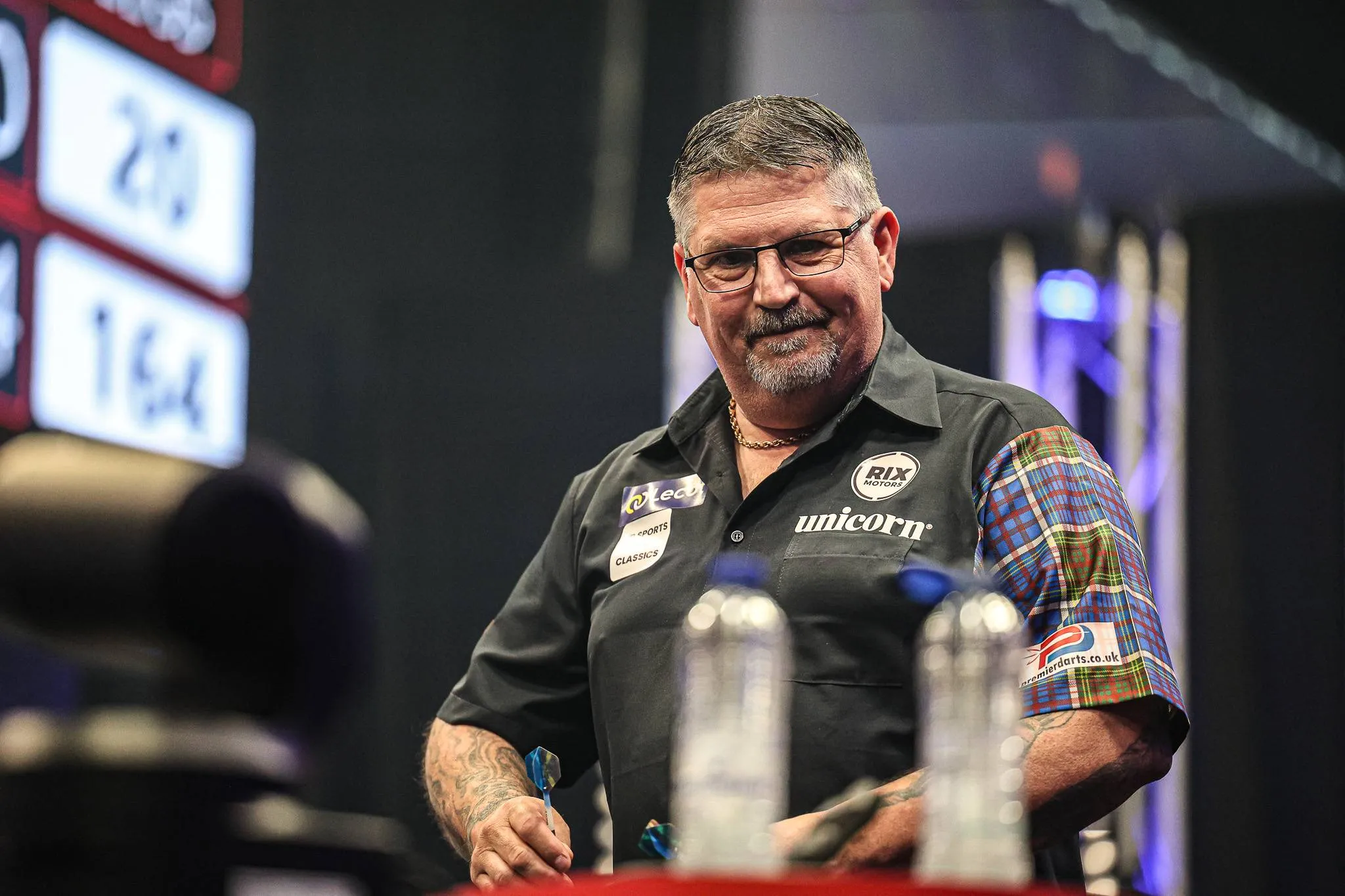 Schedule Saturday afternoon at European Darts Grand Prix 2025 with Gary Anderson, Nathan Aspinall, Michael Smith and Rob Cross